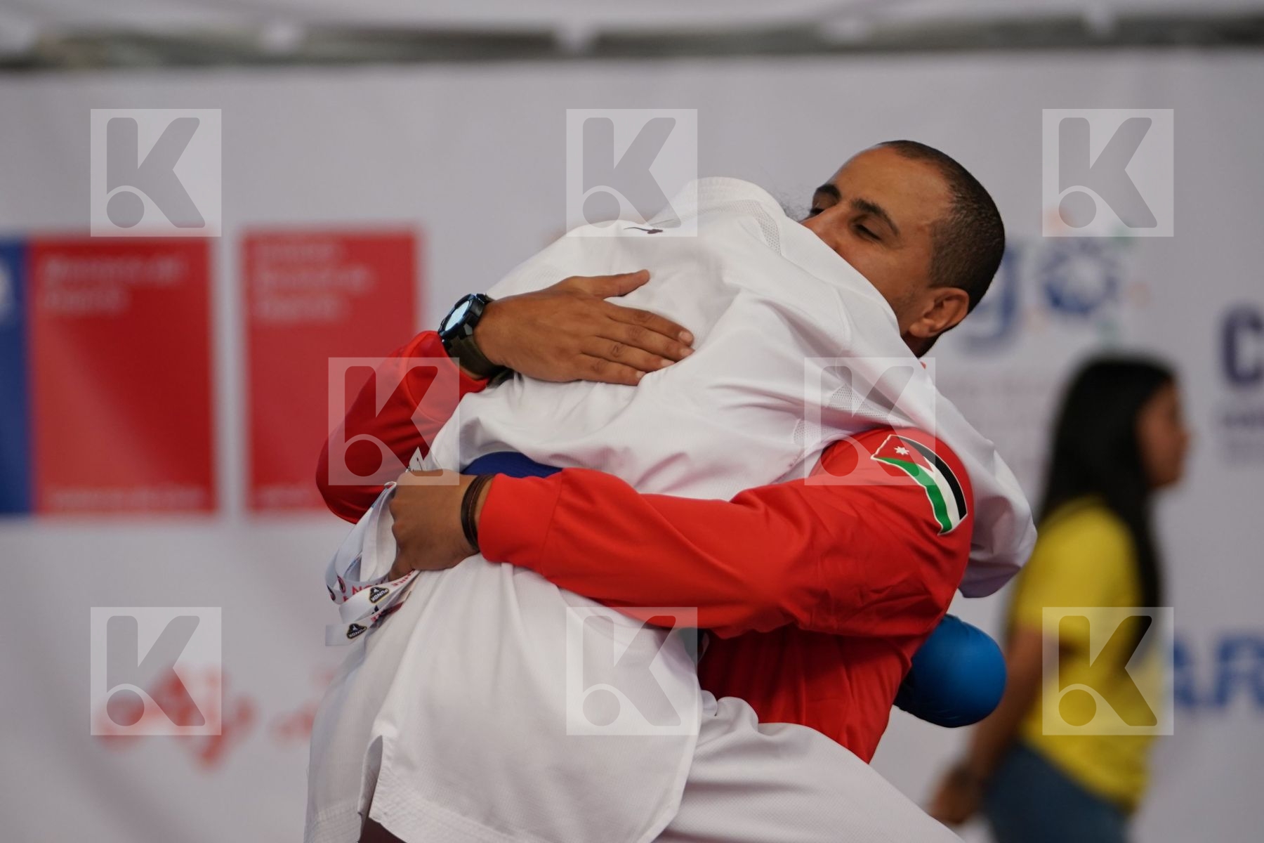HENNESSEY LOLA (NEW ZEALAND) vs MANSOUR LEEN (JORDAN) in Cadet Kumite Female -47 Kg - Bronze bout