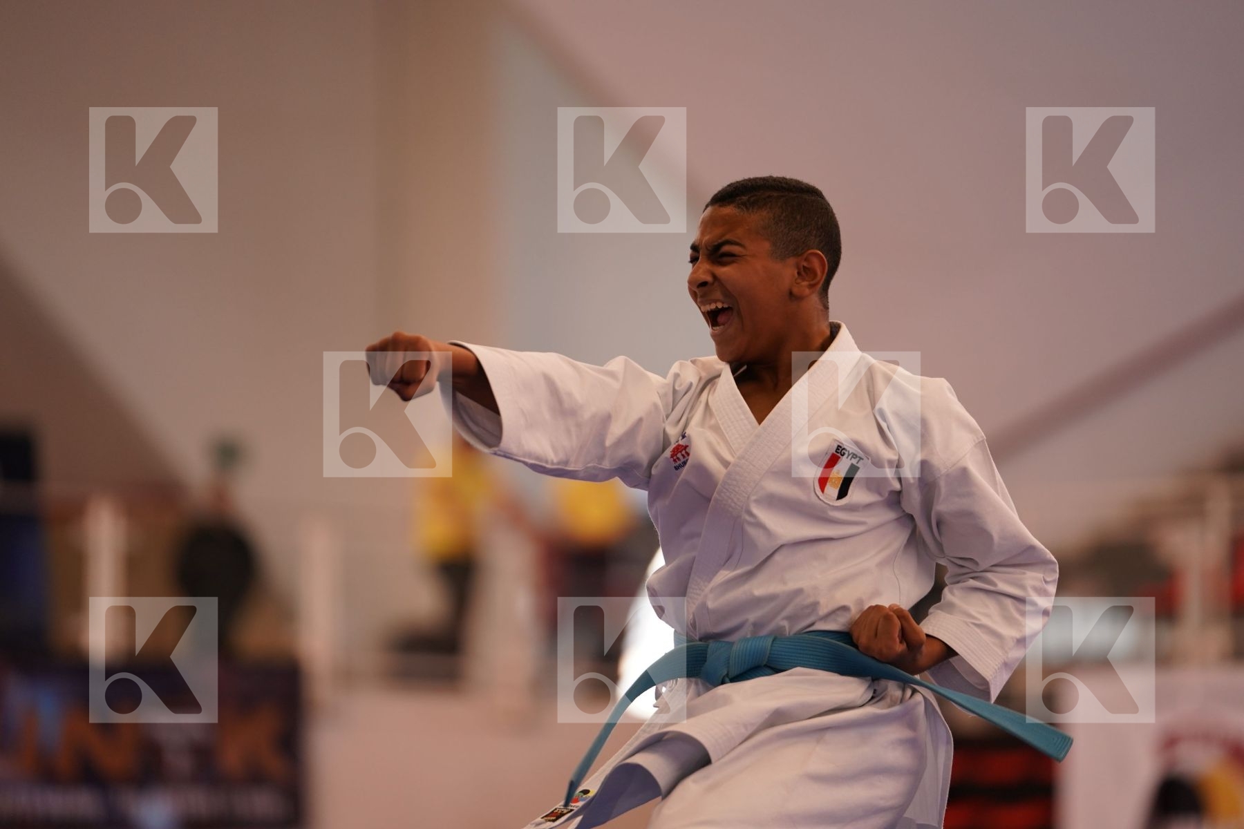 HUSSEIN MOHAMED HUSSEIN (EGYPT) in Cadet Kata Male - Final bout
