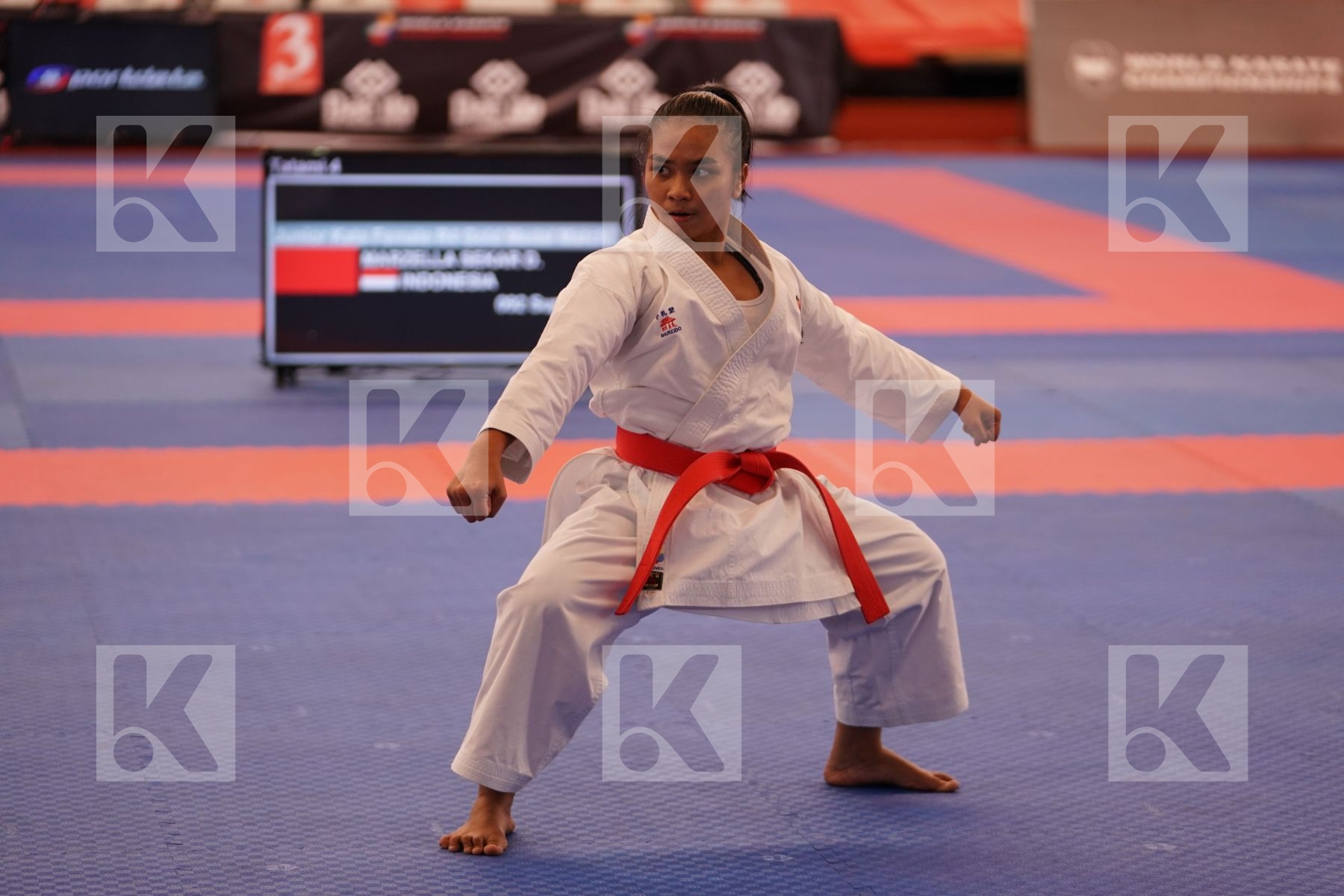 MARZELLA SEKAR DAMAYANTI (INDONESIA) in Junior Kata Female - Final bout
