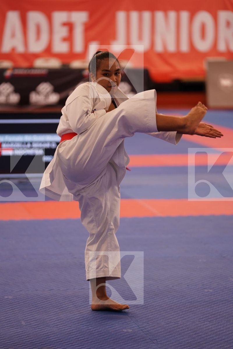 MARZELLA SEKAR DAMAYANTI (INDONESIA) in Junior Kata Female - Final bout