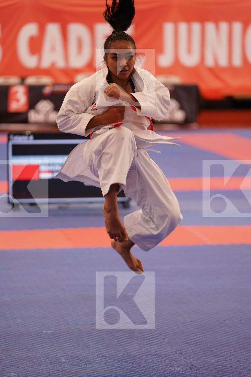 MARZELLA SEKAR DAMAYANTI (INDONESIA) in Junior Kata Female - Final bout