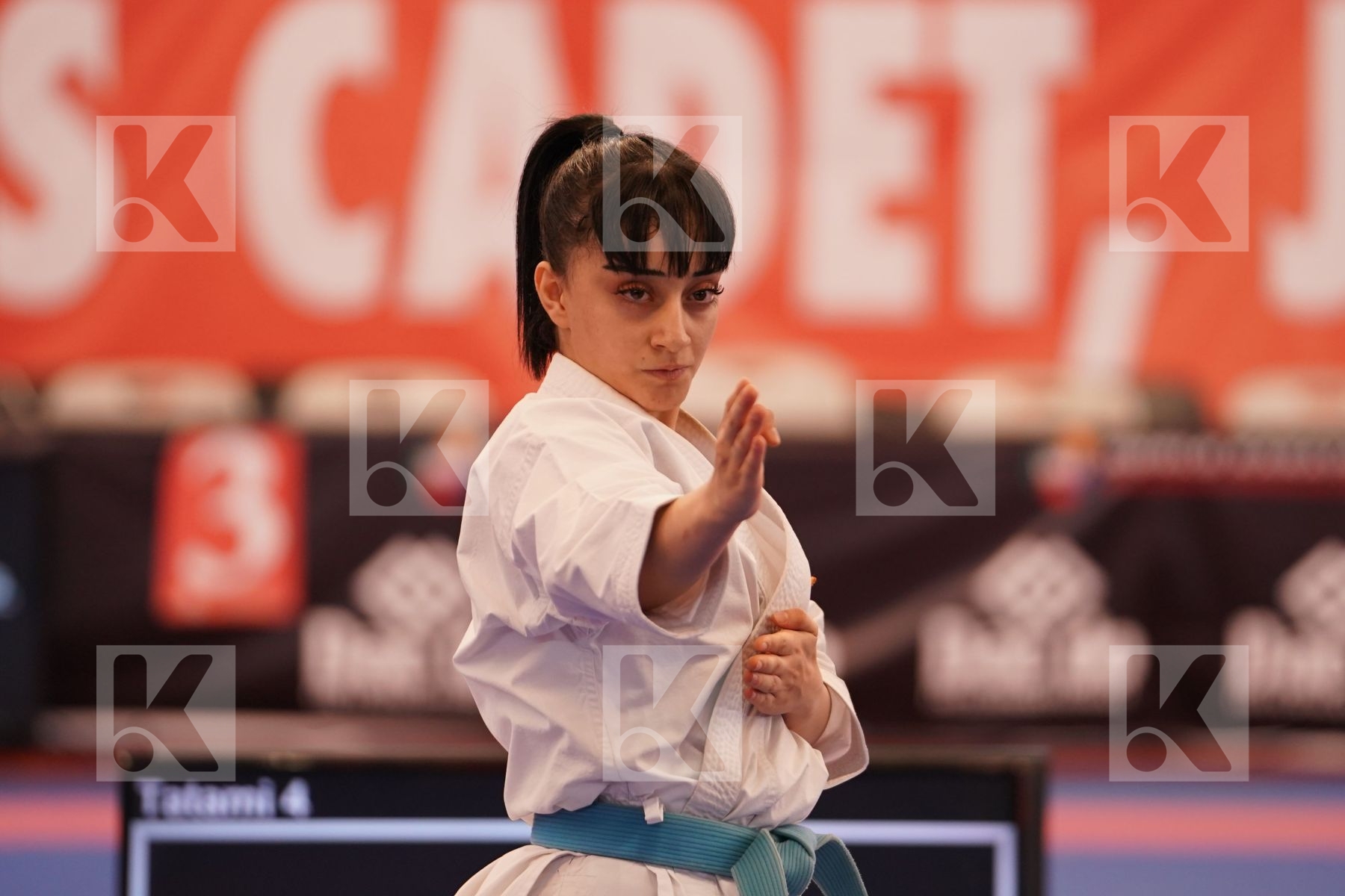YILMAZ AYSE (TURKEY) in Junior Kata Female - Final bout