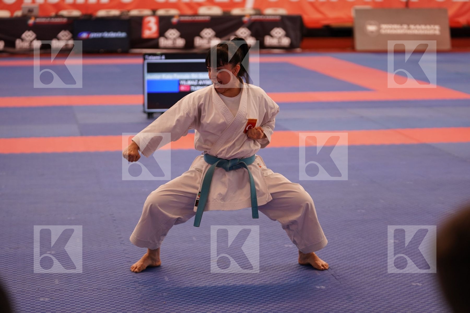 YILMAZ AYSE (TURKEY) in Junior Kata Female - Final bout
