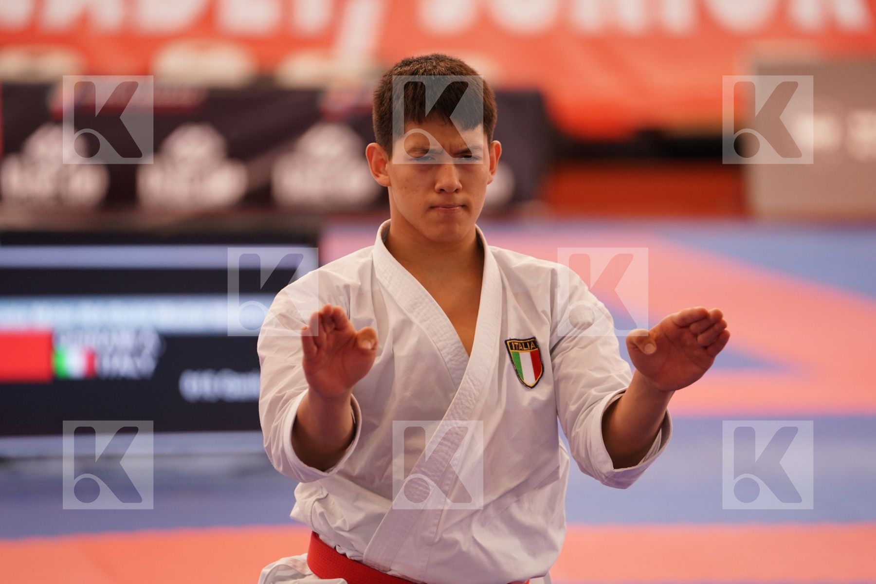 GHINAMI ALESSIO (ITALY) in Junior Kata Male - Final bout