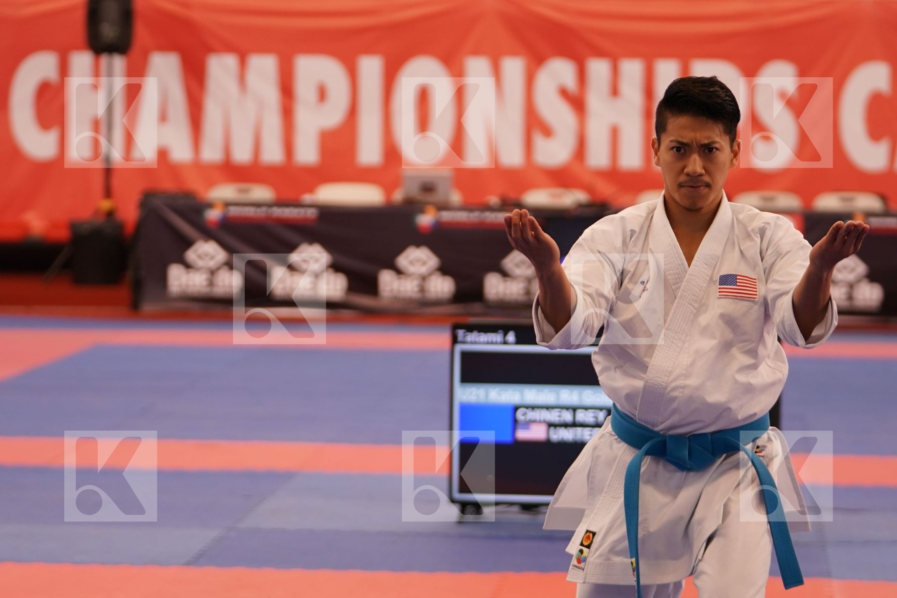 CHINEN REY (UNITED STATES) in Under 21 Kata Male - Final bout