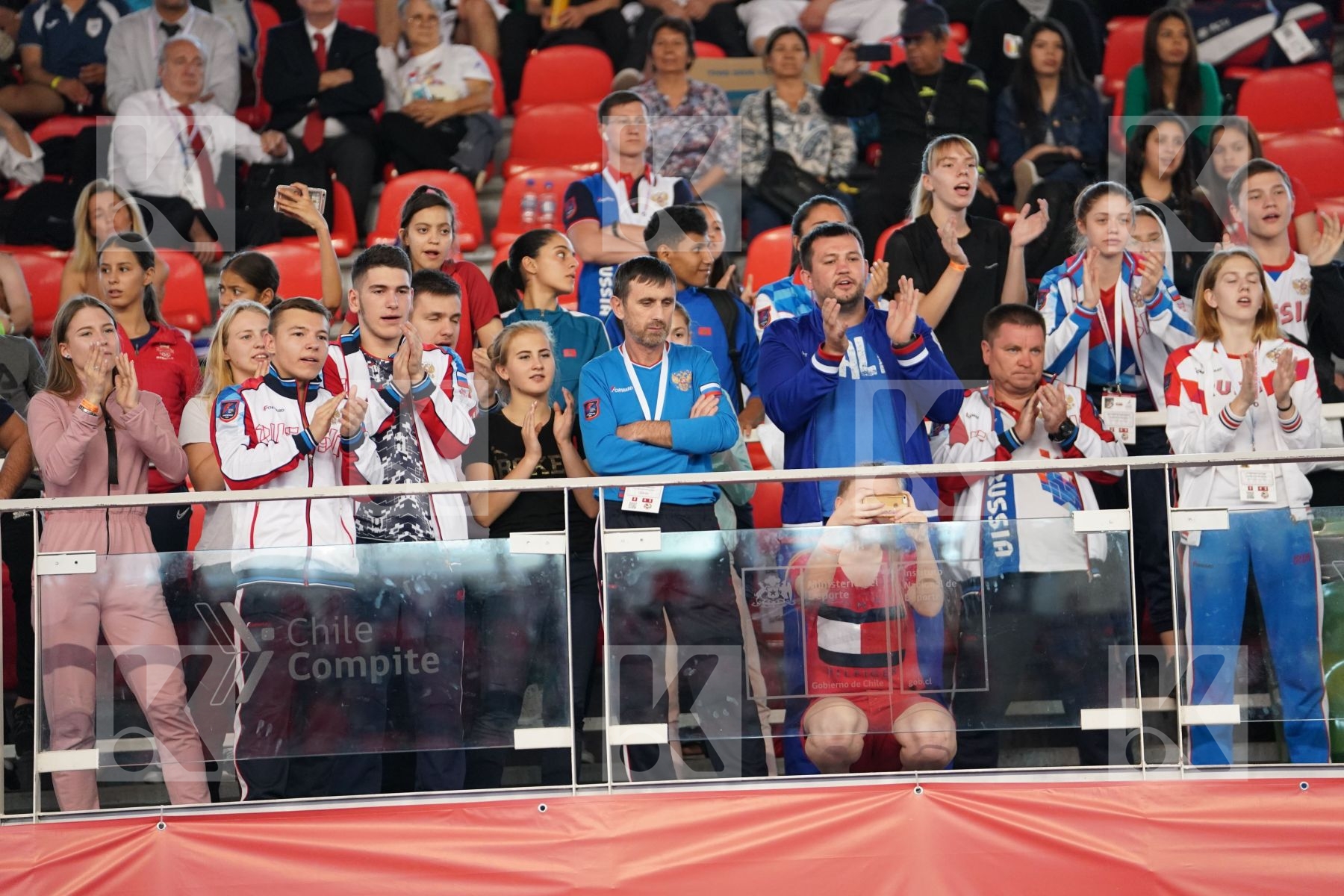 ELGEWILY YASMIN NASR (EGYPT) vs GRIGOREVA ELIZAVETA (RUSSIAN FEDERATION) in Junior Kumite Female -48 Kg - Podium ceremony