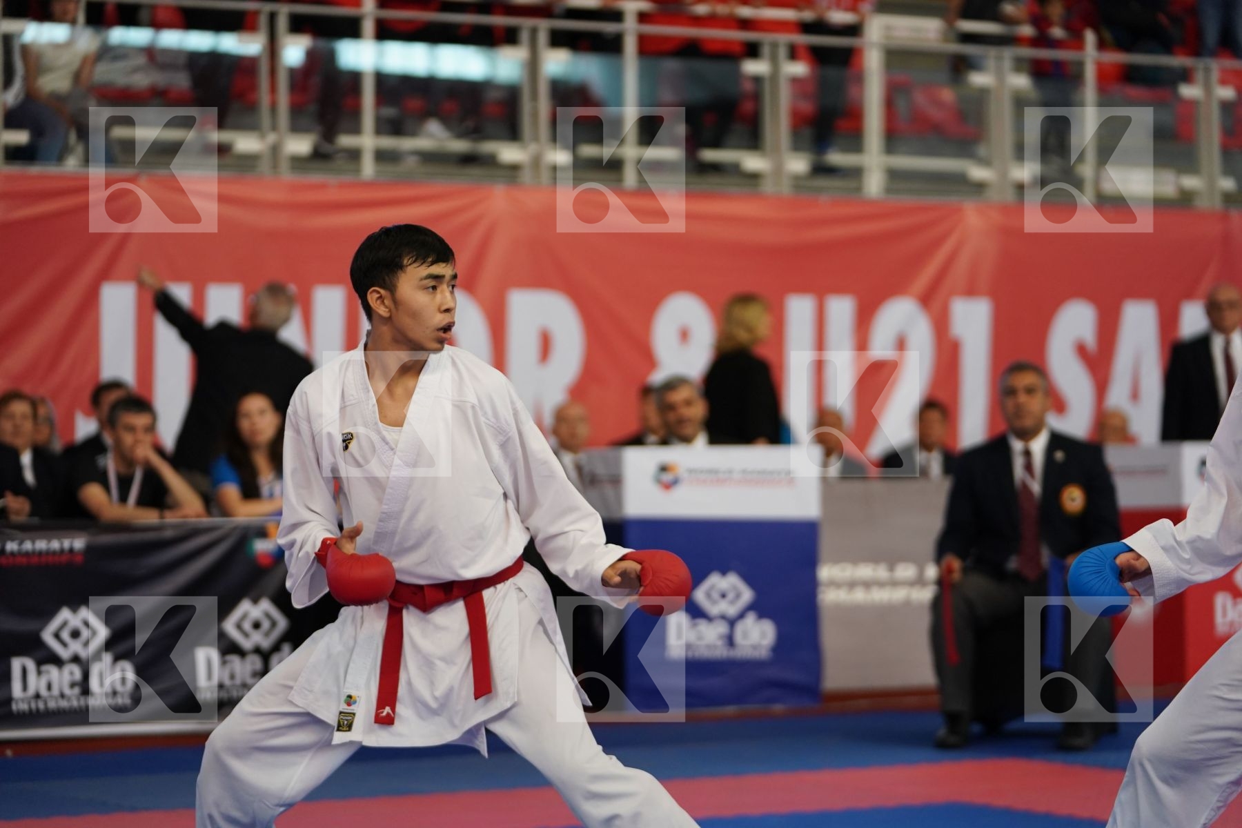 BATYRGALI ABILMANSUR (KAZAKHSTAN) vs OZER OMER ABDURRAHIM (TURKEY) in Under 21 Kumite Male -67 Kg - Podium ceremony