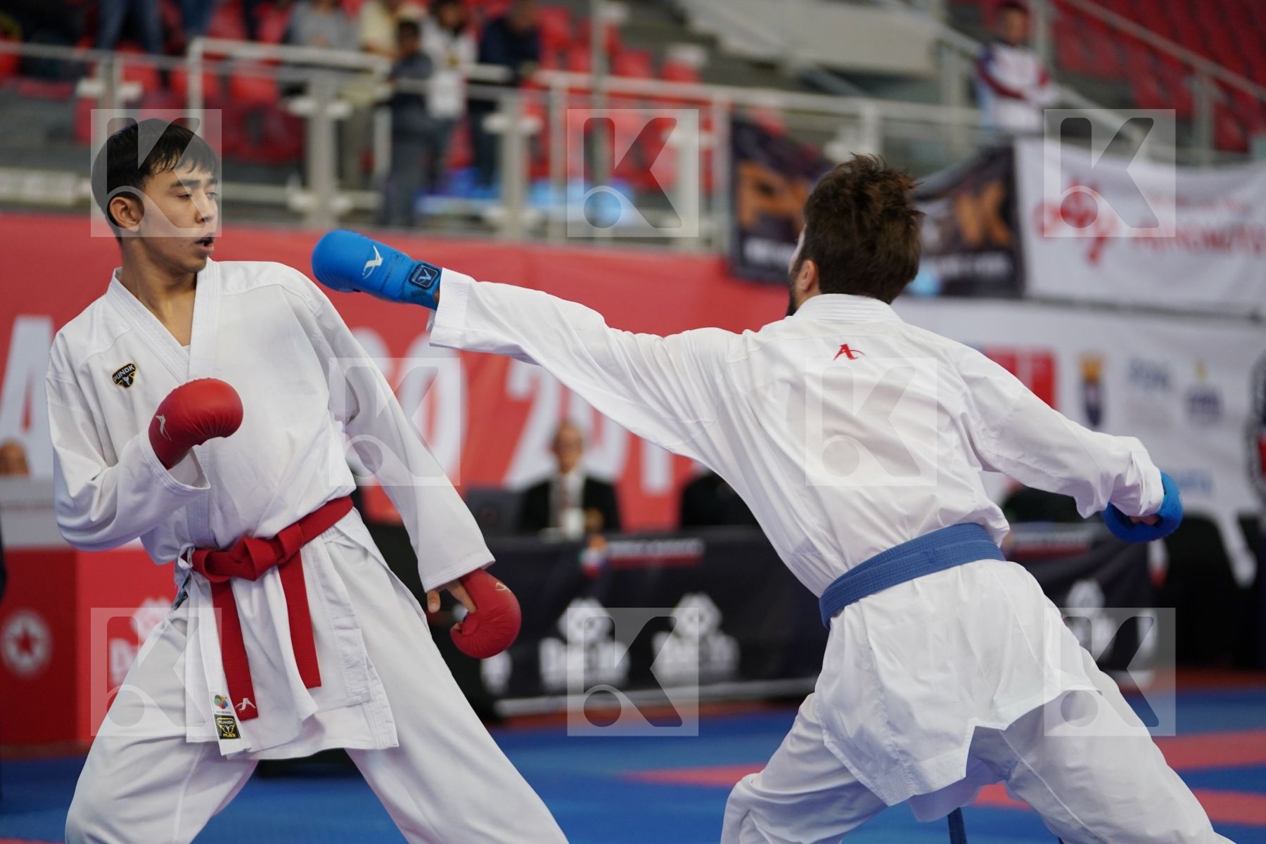 BATYRGALI ABILMANSUR (KAZAKHSTAN) vs OZER OMER ABDURRAHIM (TURKEY) in Under 21 Kumite Male -67 Kg - Podium ceremony