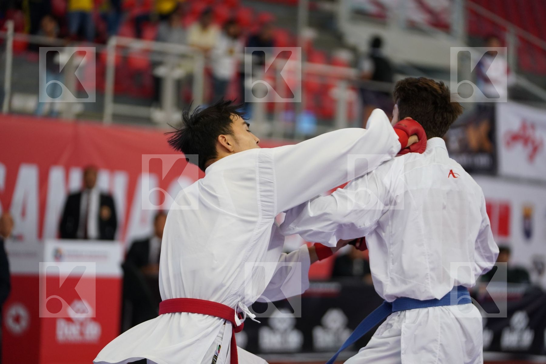 BATYRGALI ABILMANSUR (KAZAKHSTAN) vs OZER OMER ABDURRAHIM (TURKEY) in Under 21 Kumite Male -67 Kg - Podium ceremony