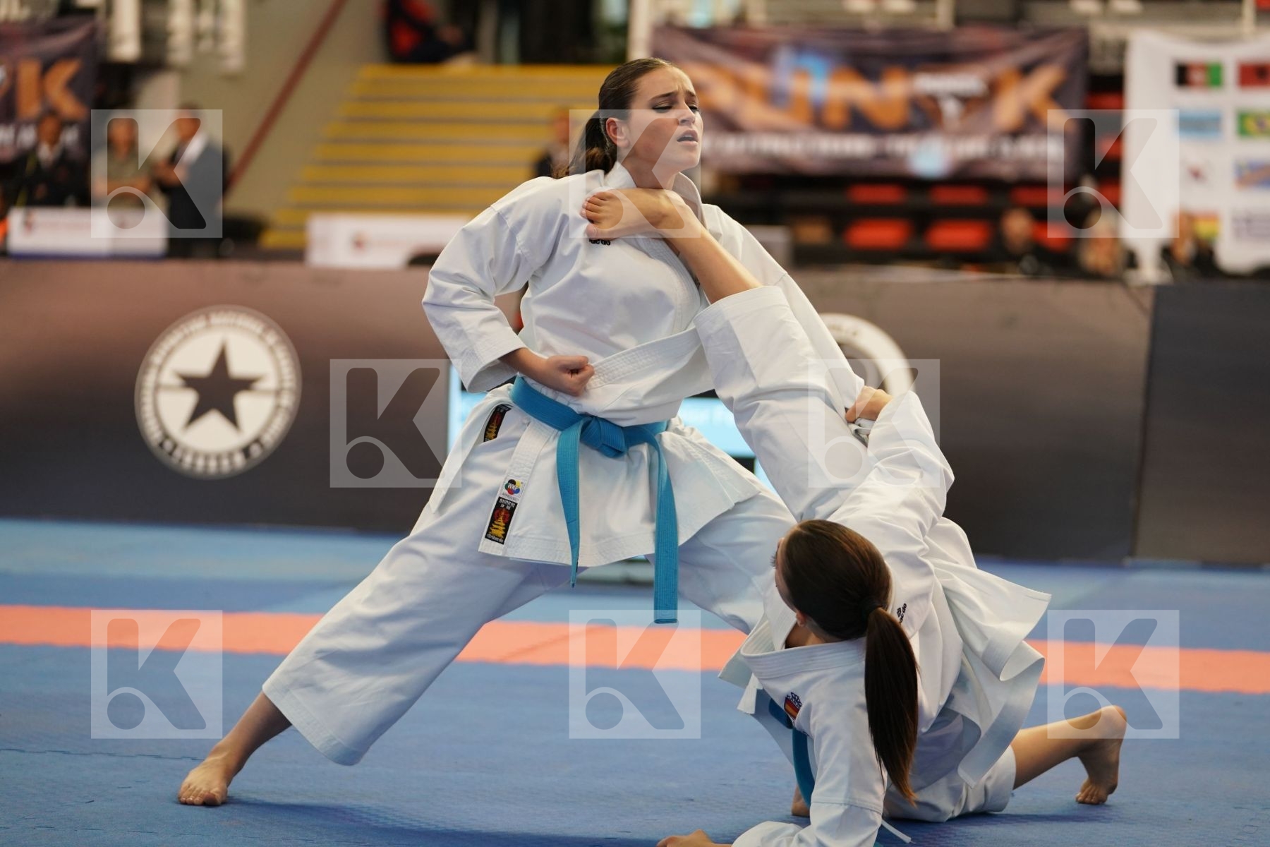 SPAIN in Cadet & Junior Team Female Kata - Podium ceremony