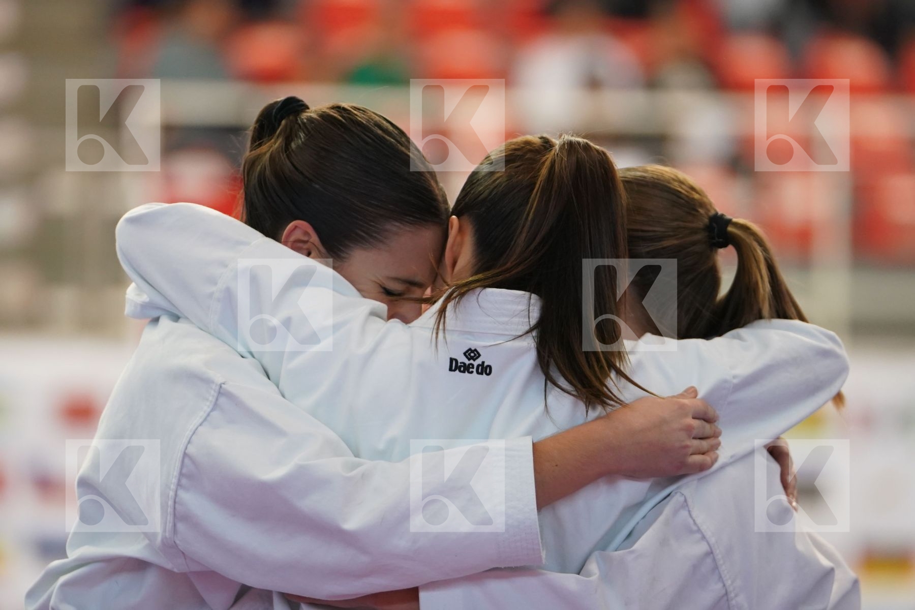SPAIN in Cadet & Junior Team Female Kata - Podium ceremony