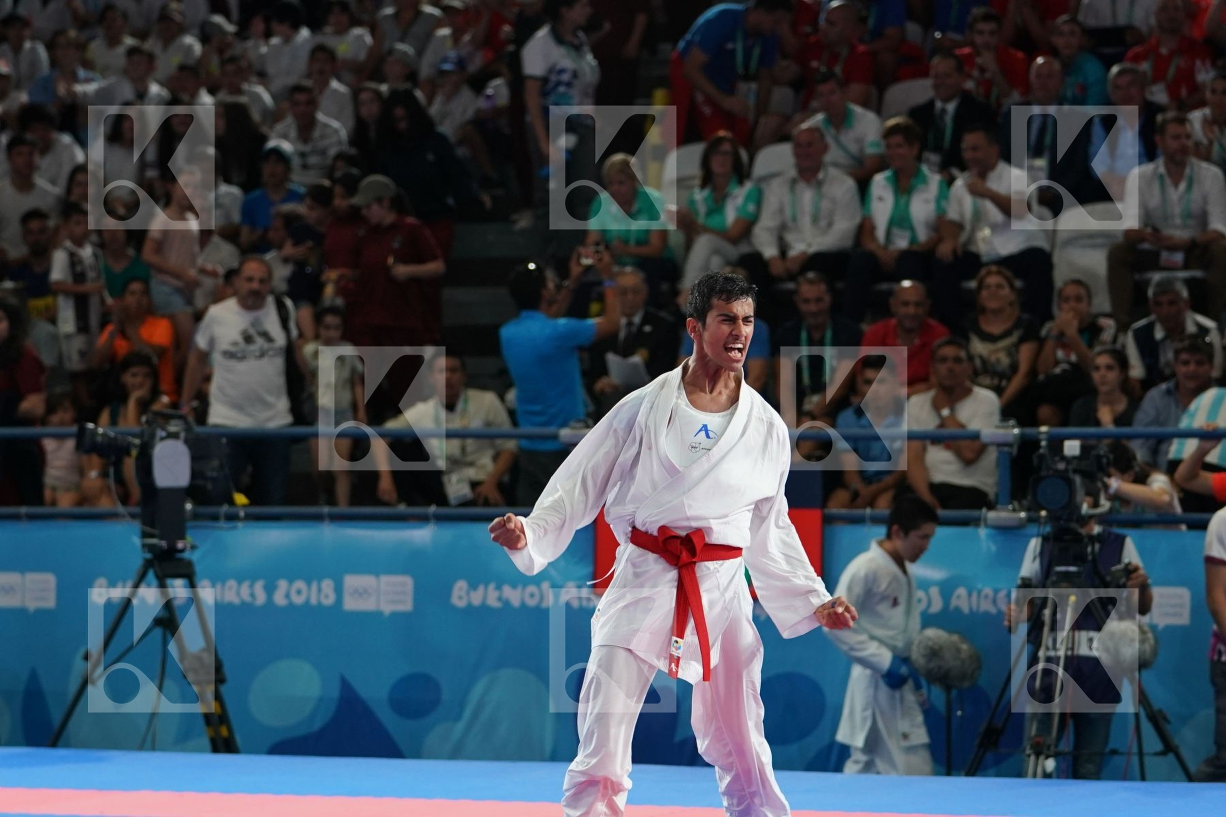MOHAMMED ALASSIRI (SAUDI ARABIA) vs MASAKI YAMAOKA (JAPAN) in Junior Kumite Male – 61 Kg - Gold bout
