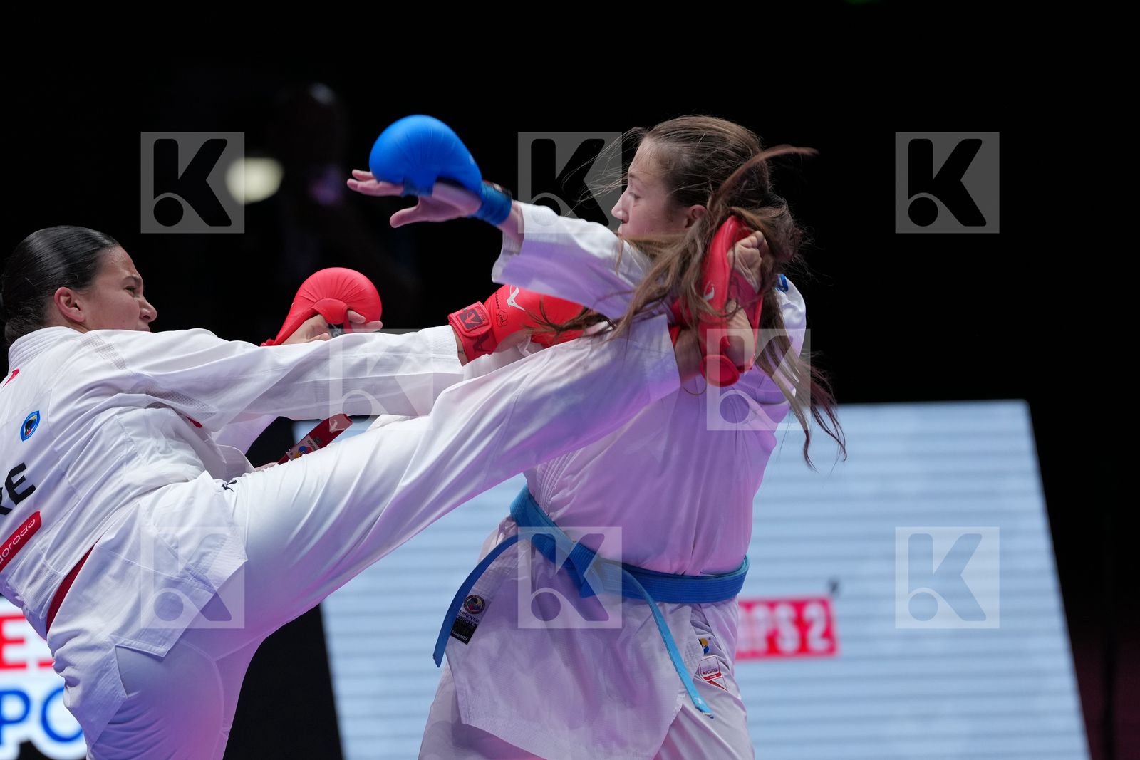 KYDONAKI KYRIAKI (GREECE) vs BULAY DARIIA (UKRAINE) in Female Kumite 68+ Kg - Final Bout