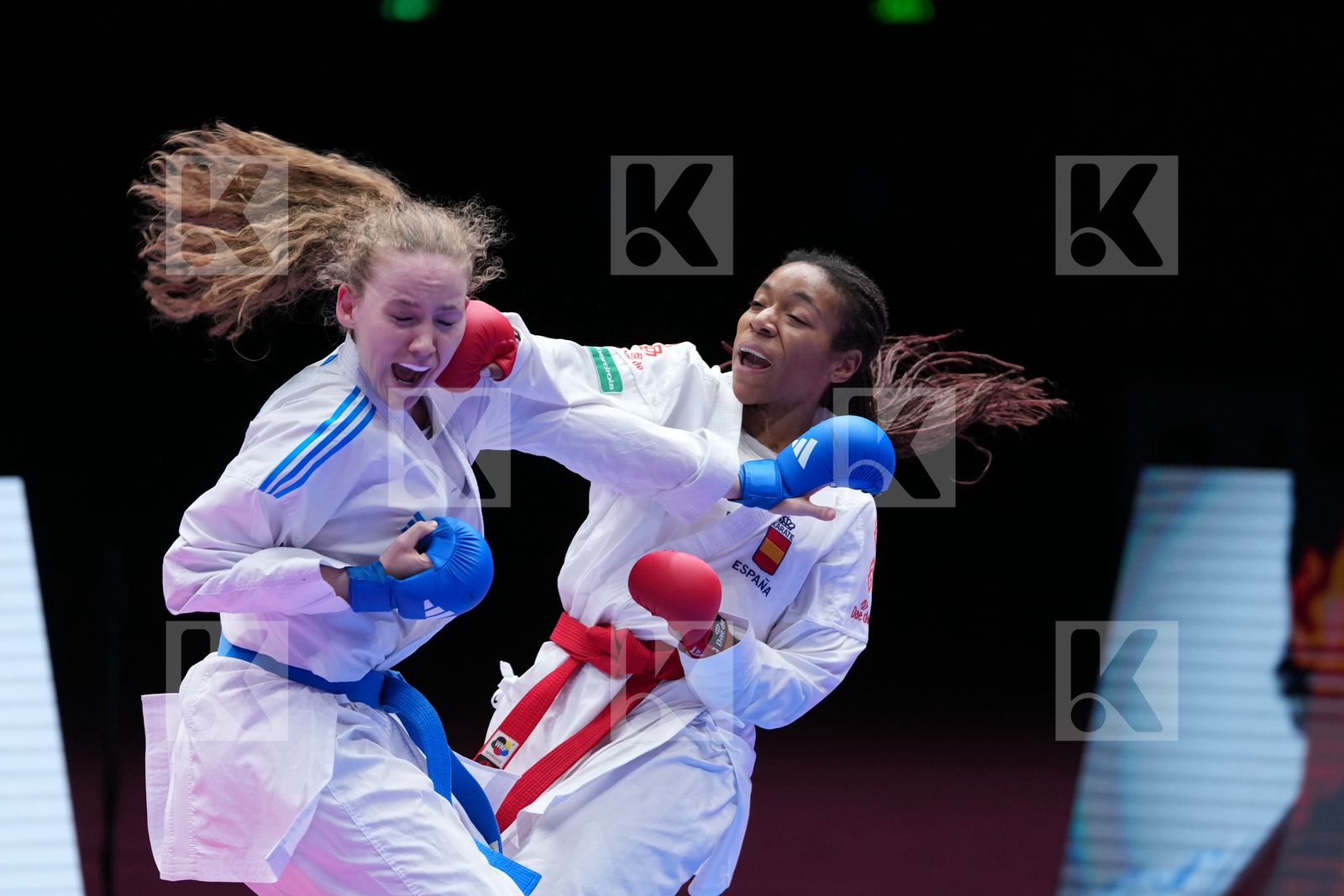 NIETO_MEJIAS MARIA_ISABEL (SPAIN) vs RIEDEL HANNAH (GERMANY) in Female Kumite -68 Kg - Final Bout