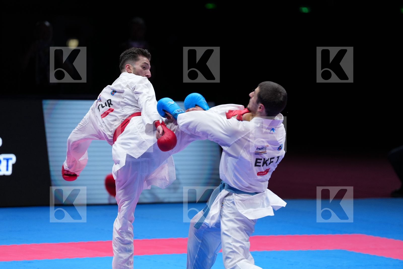 OZER OMER_ABDURRAHIM (TURKIYE) vs OGANNISIAN IURIK (EKF-1) in Male Kumite -67 Kg - Final Bout