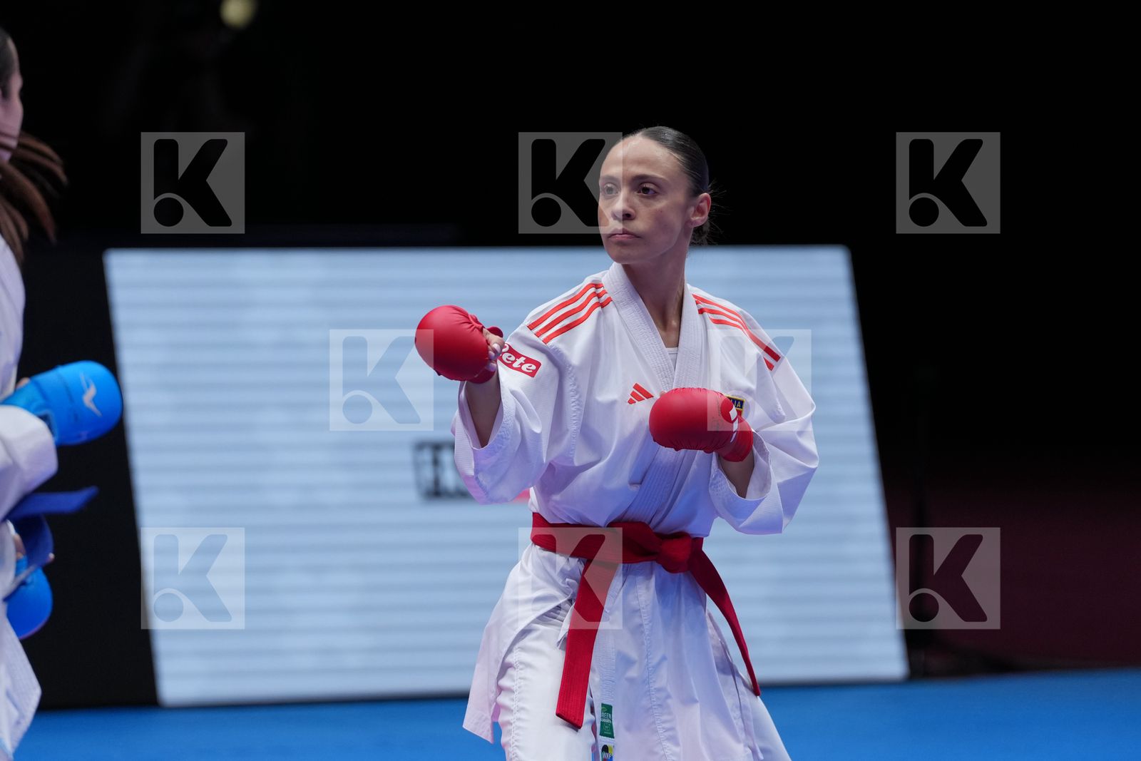 PERFETTO ERMINIA (ITALY) vs SGARDELLI EMA (CROATIA) in Female Kumite -50 Kg - Final Bout