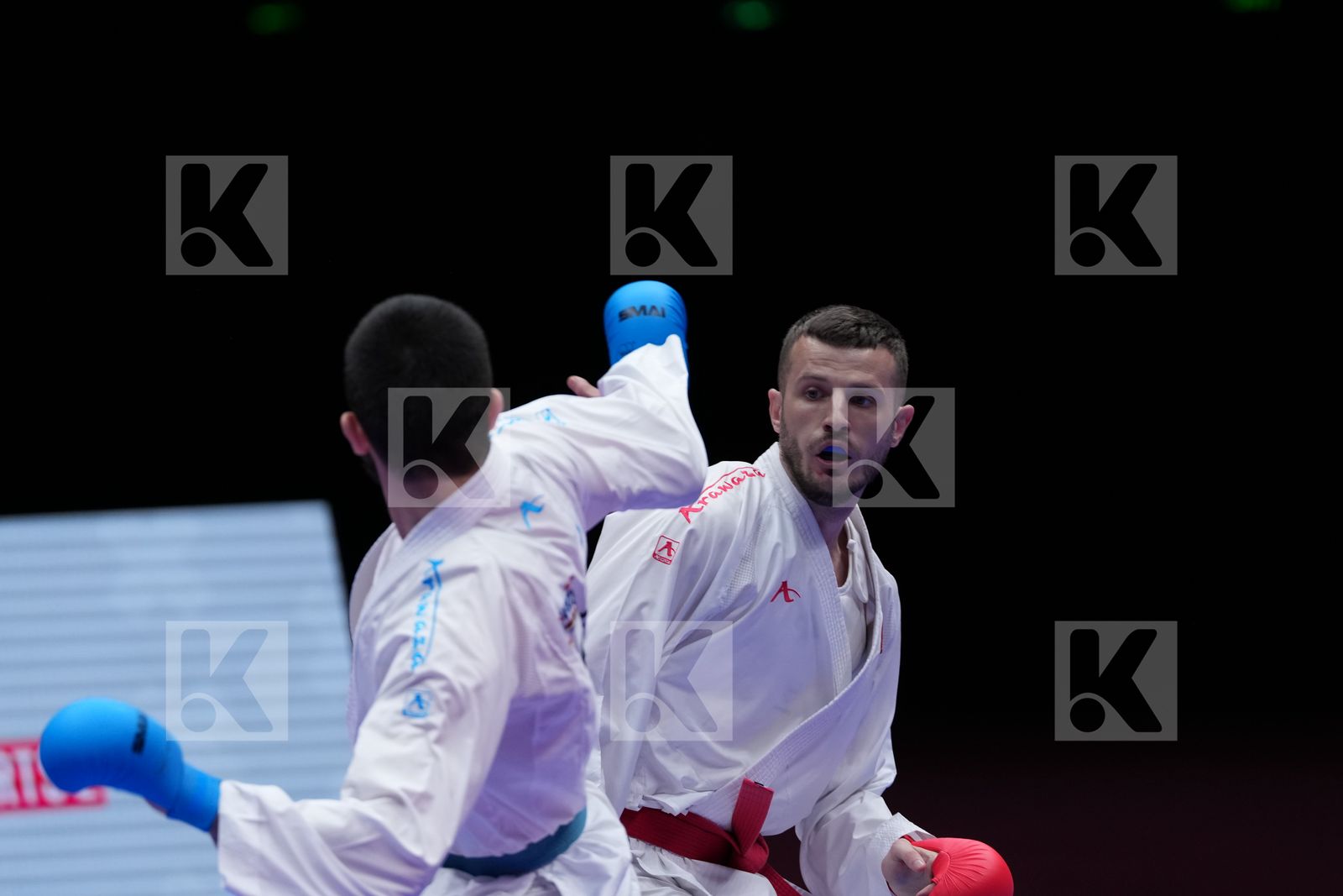 ARIFI ORGES (ALBANIA) vs AKHMEDOV AKHMED (EKF-1) in Male Kumite -60 Kg - Final Bout