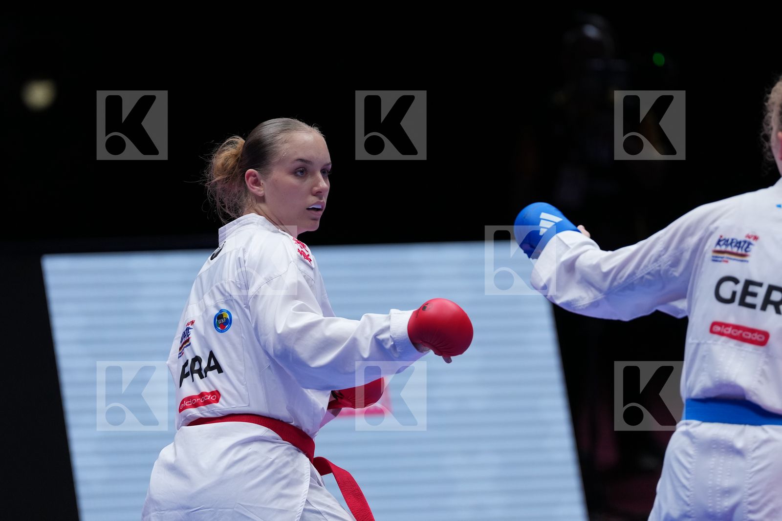 FRANCE vs GERMANY in Team Female Kumite - Final Bout