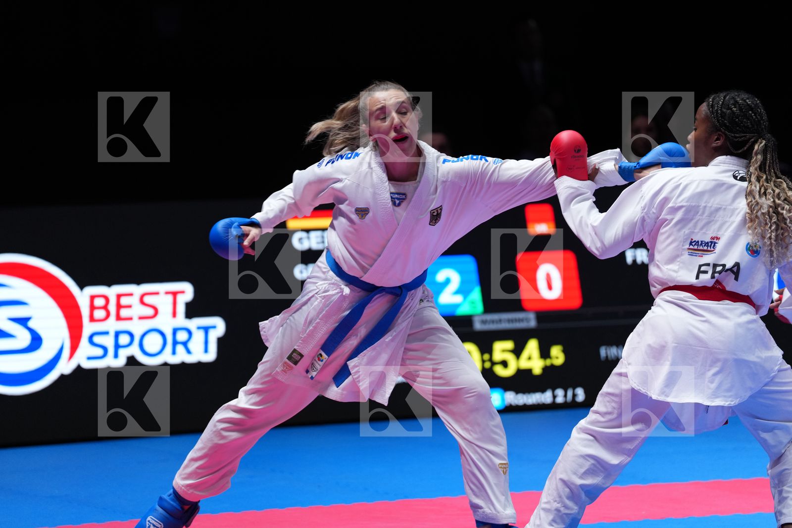 FRANCE vs GERMANY in Team Female Kumite - Final Bout