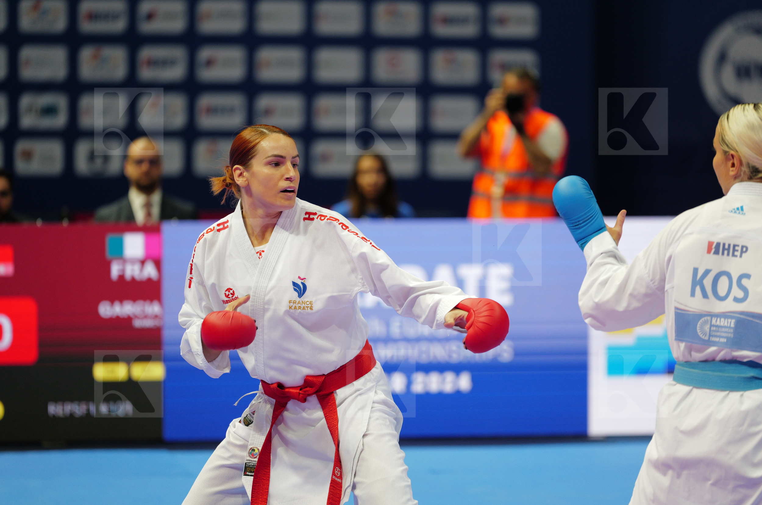 GARCIA NANCY (FRANCE) vs ORANA FORTESA (KOSOVO) in Female Kumite 68+ Kg - Bronze bout