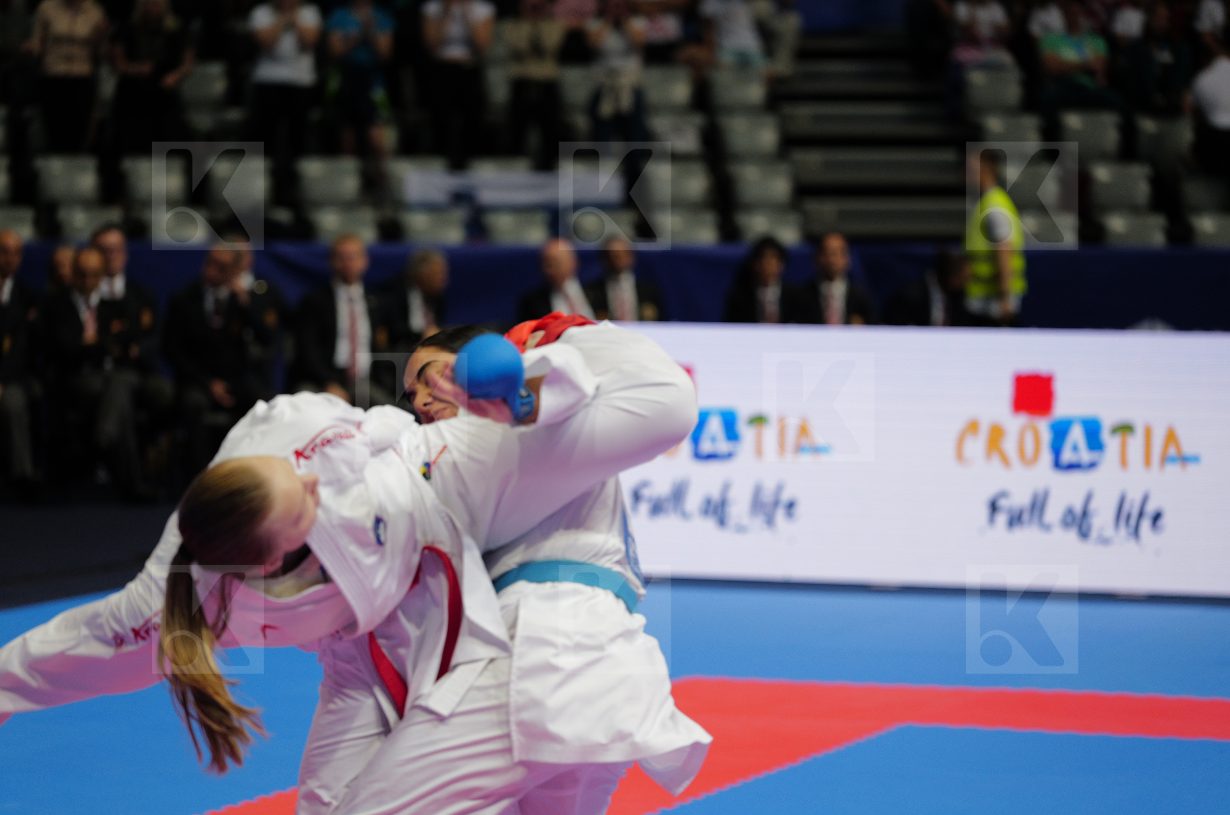 ZIBRET ZALA MARIA (SLOVENIA) vs TORRES GARCIA MARIA (SPAIN) in Female Kumite 68+ Kg - Bronze bout