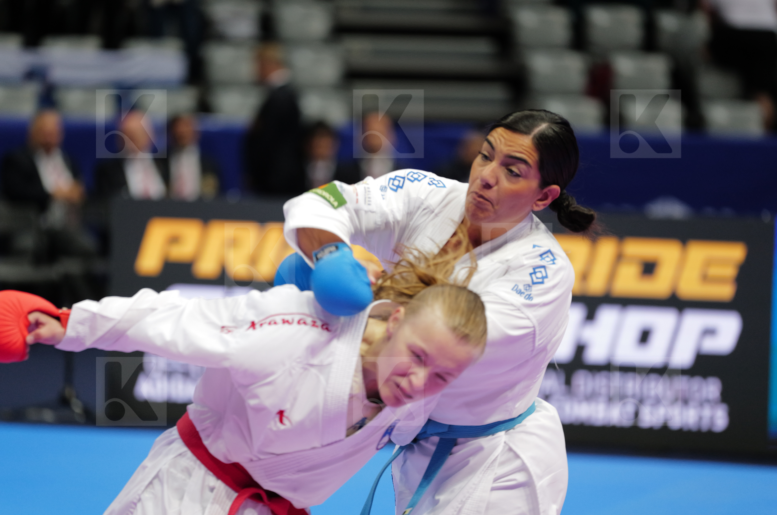 ZIBRET ZALA MARIA (SLOVENIA) vs TORRES GARCIA MARIA (SPAIN) in Female Kumite 68+ Kg - Bronze bout