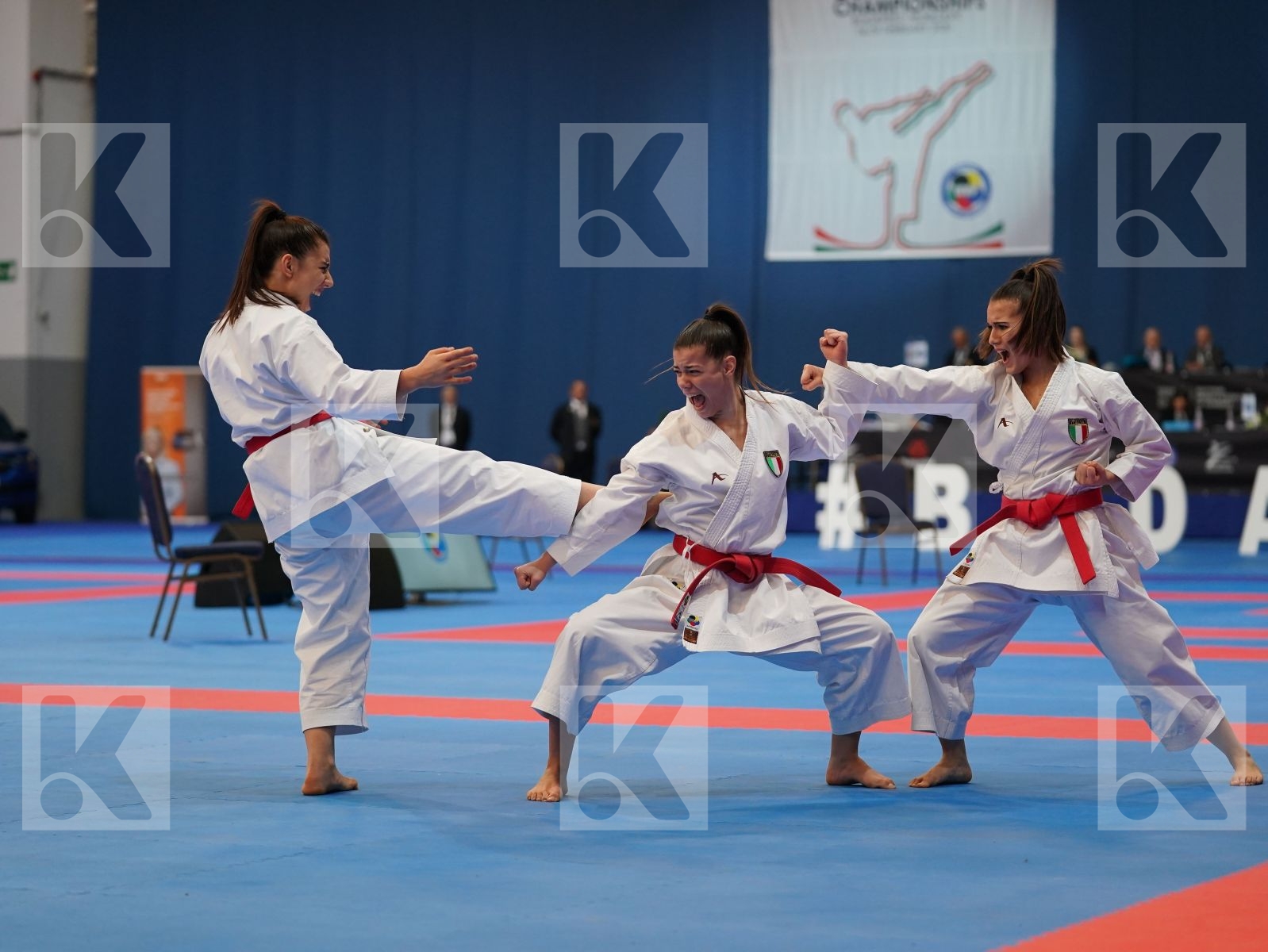ITALY in Cadet & Junior Team Female Kata - Final bout
