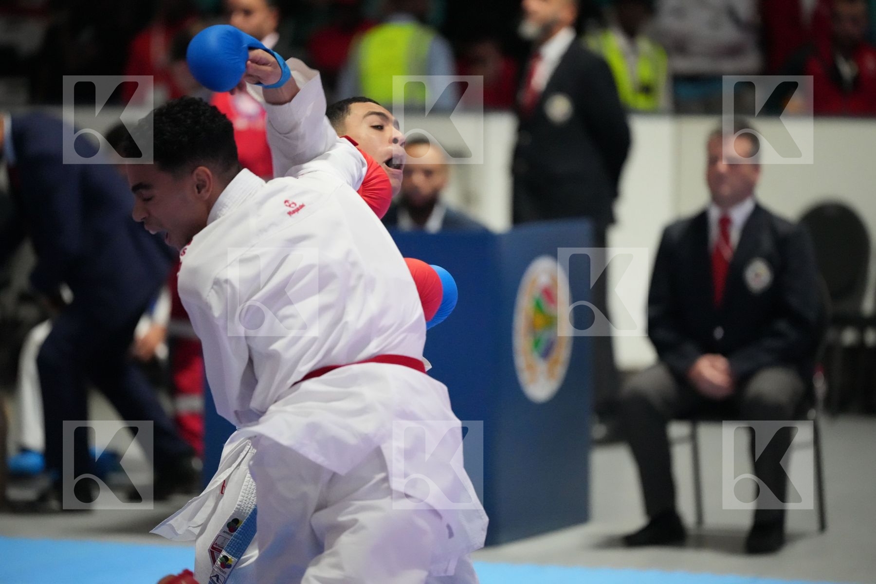Kumite final bout featuring MOHAMED ANIS SAADI & ZAID SLASSI