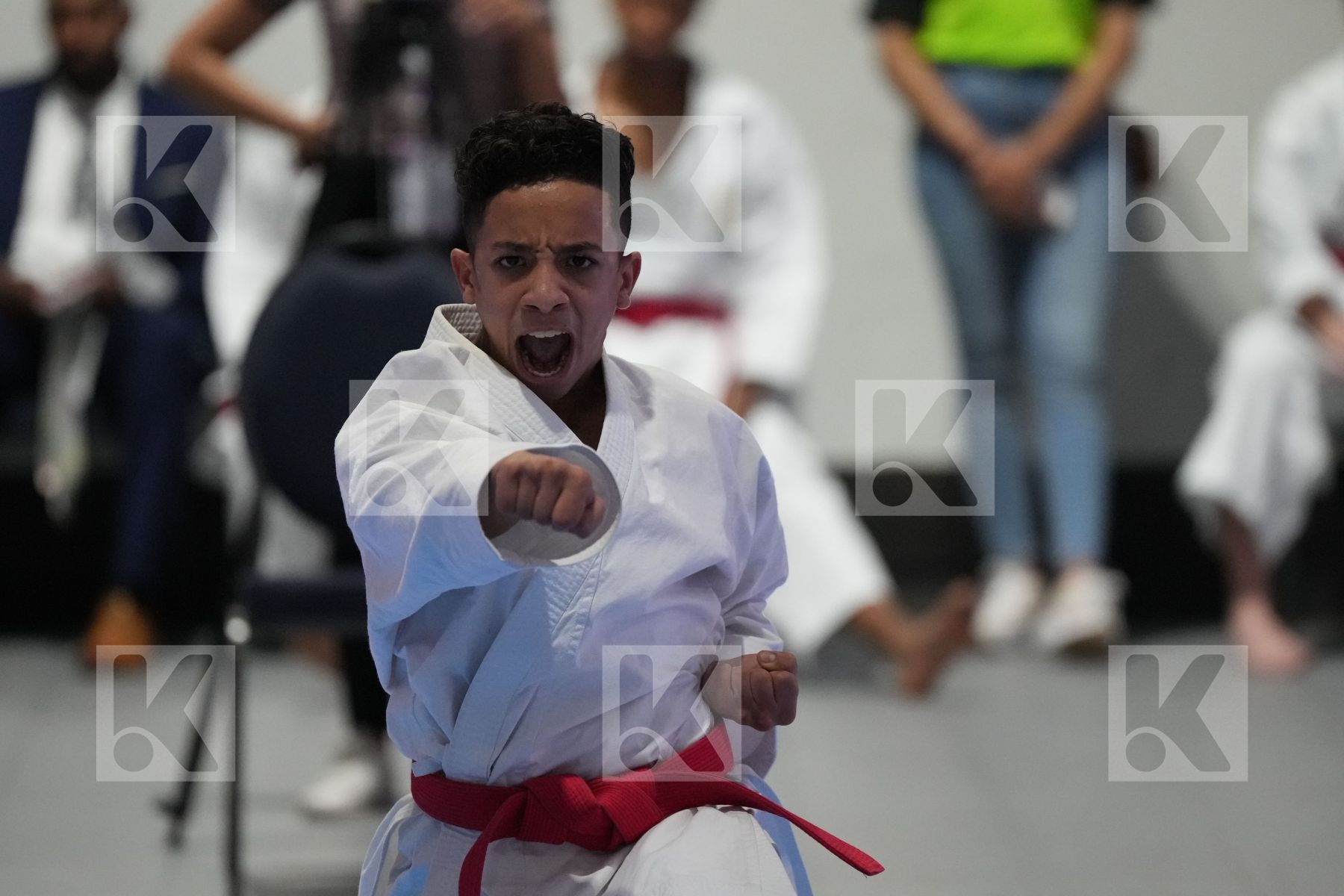 Kata bronze bout featuring RIDA ABOUSAID