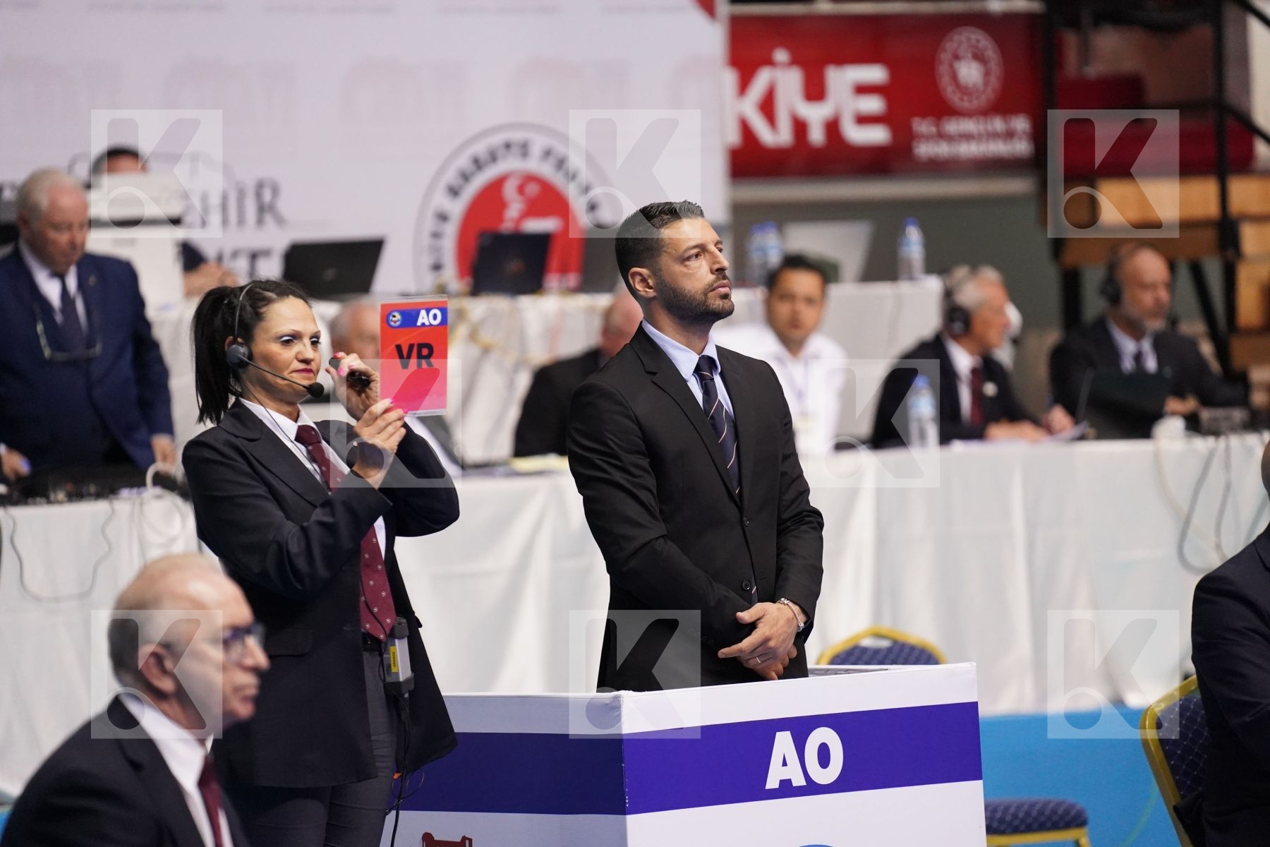 Kumite bronze bout featuring BRUNORI VERONICA	 & SADIGOVA MADINA