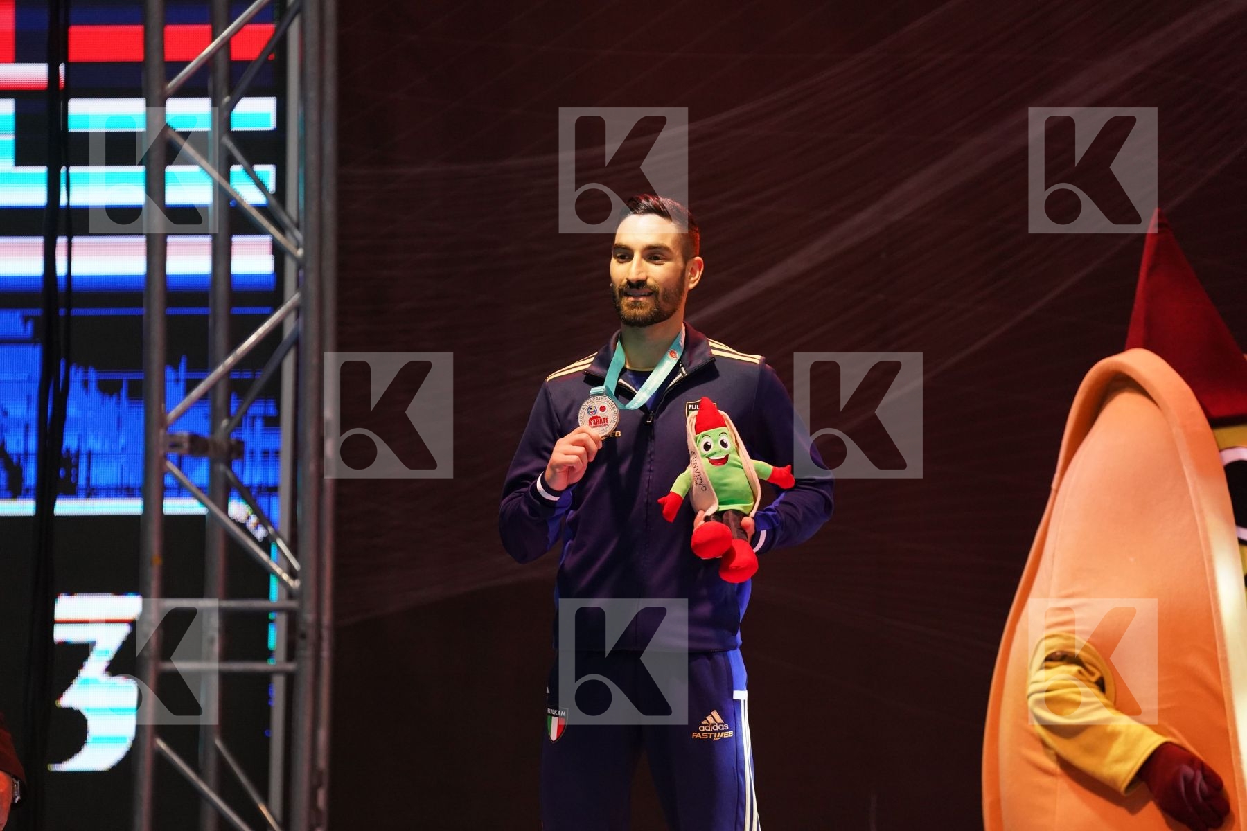 Podium featuring CRESCENZO ANGELO