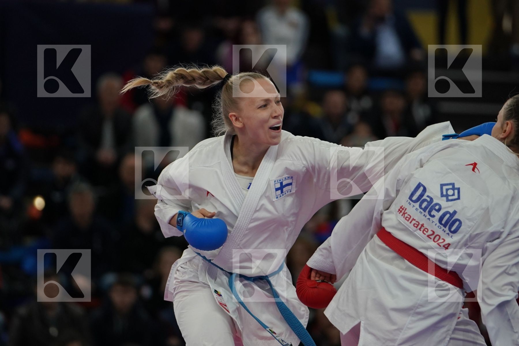 ORANA FORTESA (KOSOVO) vs KEINANEN TITTA (FINLAND) in Senior Kumite 68+ Kg - Bronze bout