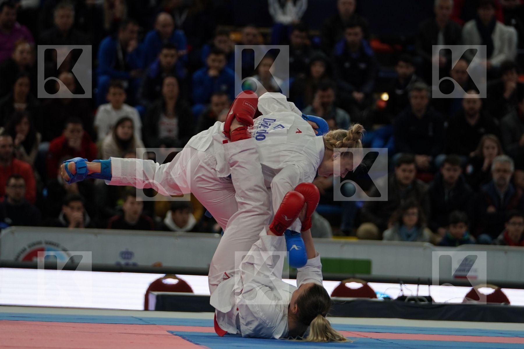 ORANA FORTESA (KOSOVO) vs KEINANEN TITTA (FINLAND) in Senior Kumite 68+ Kg - Bronze bout