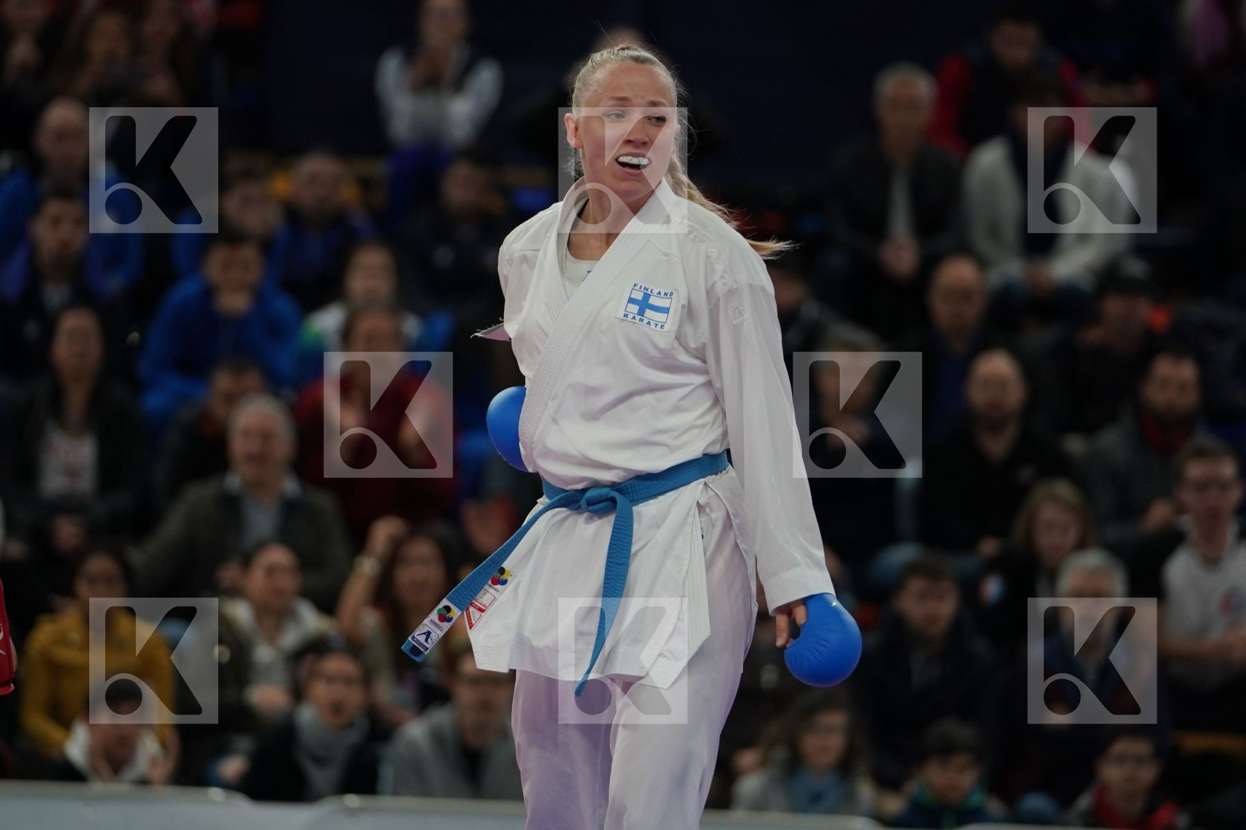 ORANA FORTESA (KOSOVO) vs KEINANEN TITTA (FINLAND) in Senior Kumite 68+ Kg - Bronze bout