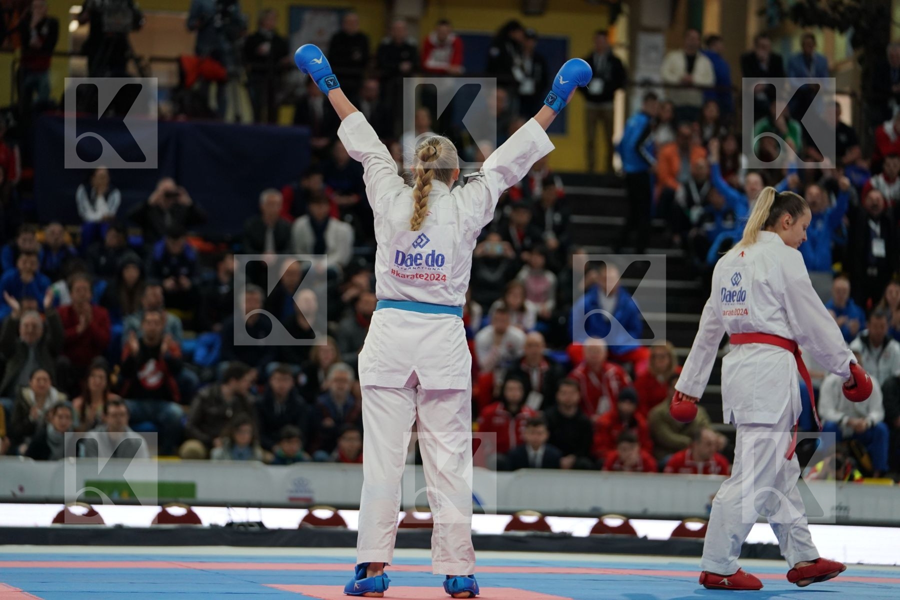 ORANA FORTESA (KOSOVO) vs KEINANEN TITTA (FINLAND) in Senior Kumite 68+ Kg - Bronze bout