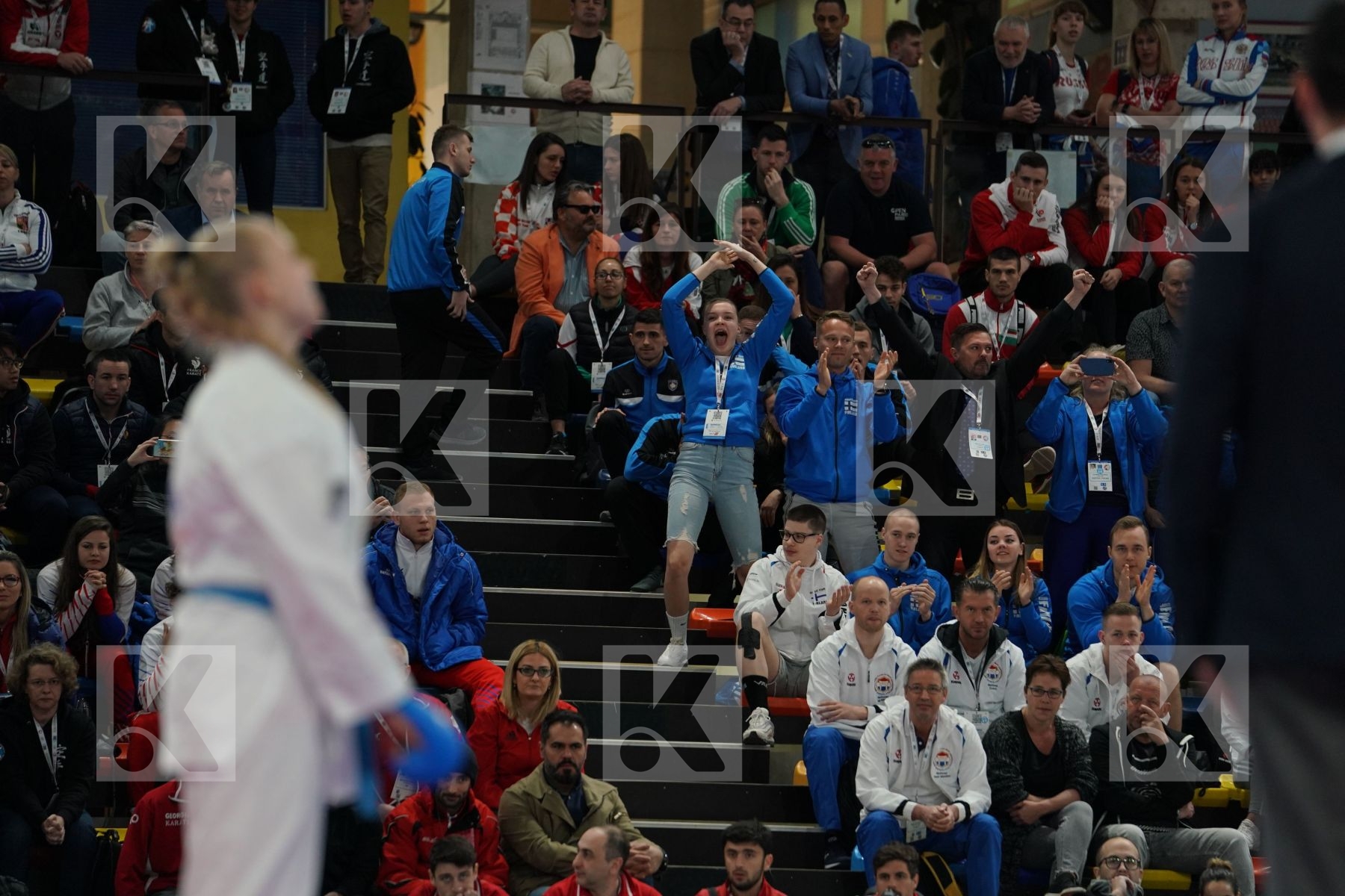 ORANA FORTESA (KOSOVO) vs KEINANEN TITTA (FINLAND) in Senior Kumite 68+ Kg - Bronze bout