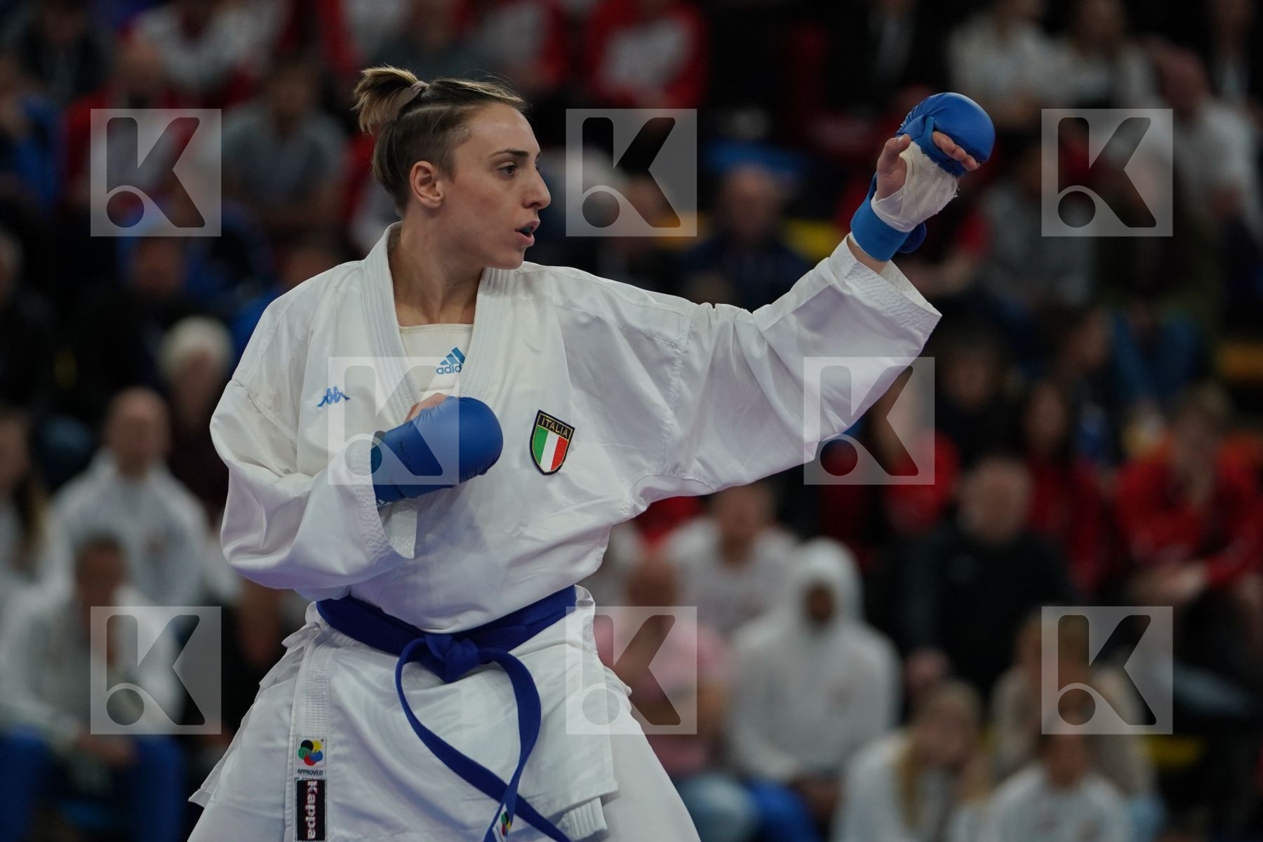 BUCHINGER ALISA (AUSTRIA) vs SEMERARO SILVIA (ITALY) in Senior Kumite -68 Kg - Bronze bout