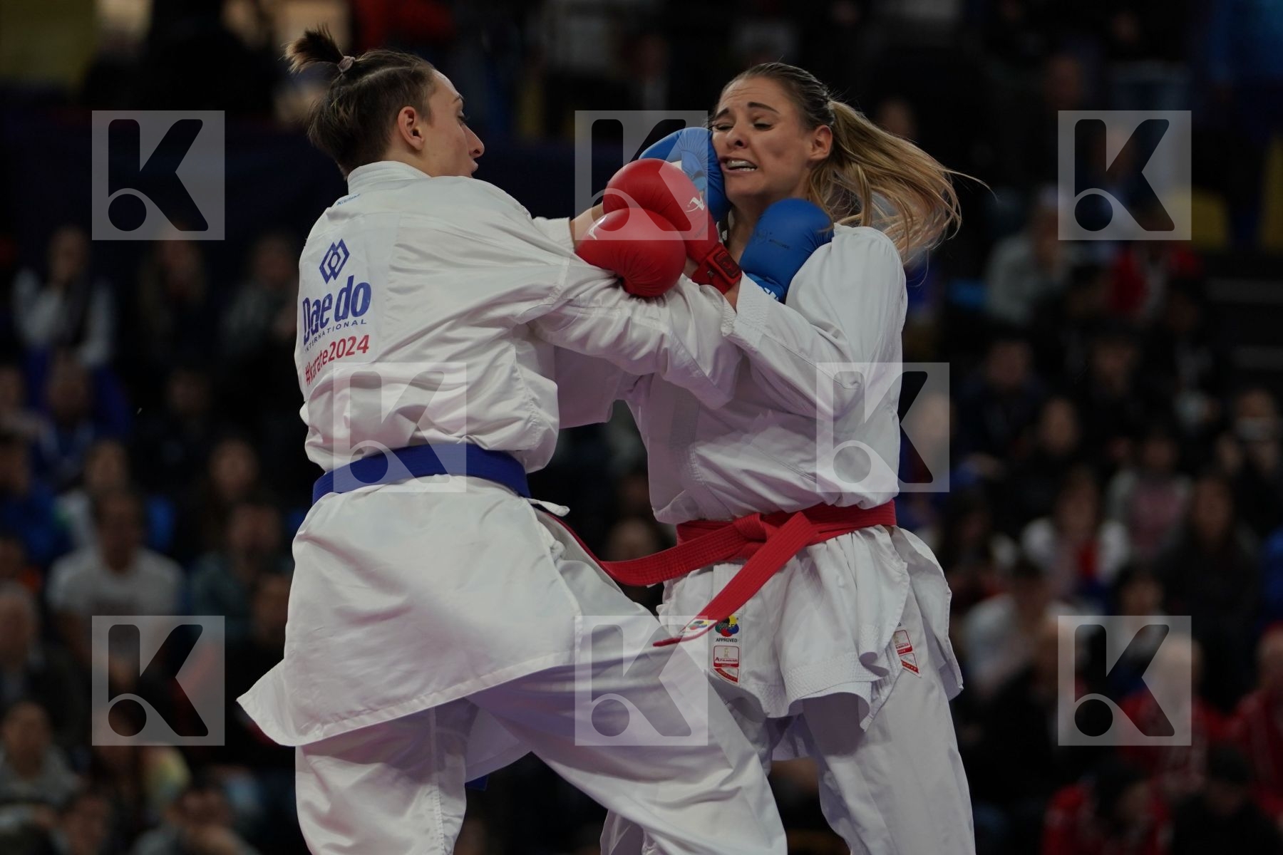 BUCHINGER ALISA (AUSTRIA) vs SEMERARO SILVIA (ITALY) in Senior Kumite -68 Kg - Bronze bout