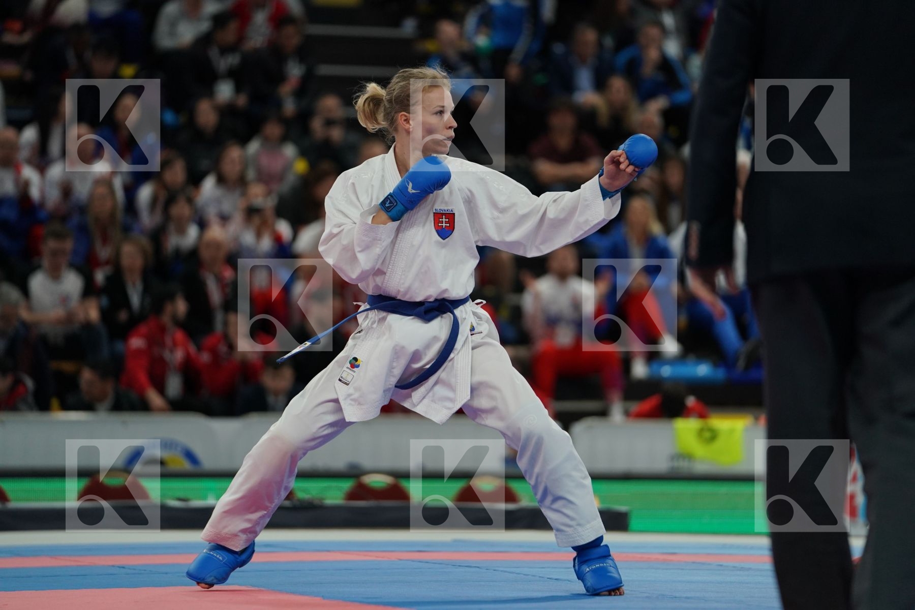 ALSTADSAETHER BETTINA (NORWAY) vs SUCHANKOVA INGRIDA (SLOVAKIA) in Junior Kumite Male -61 Kg - Bronze bout
