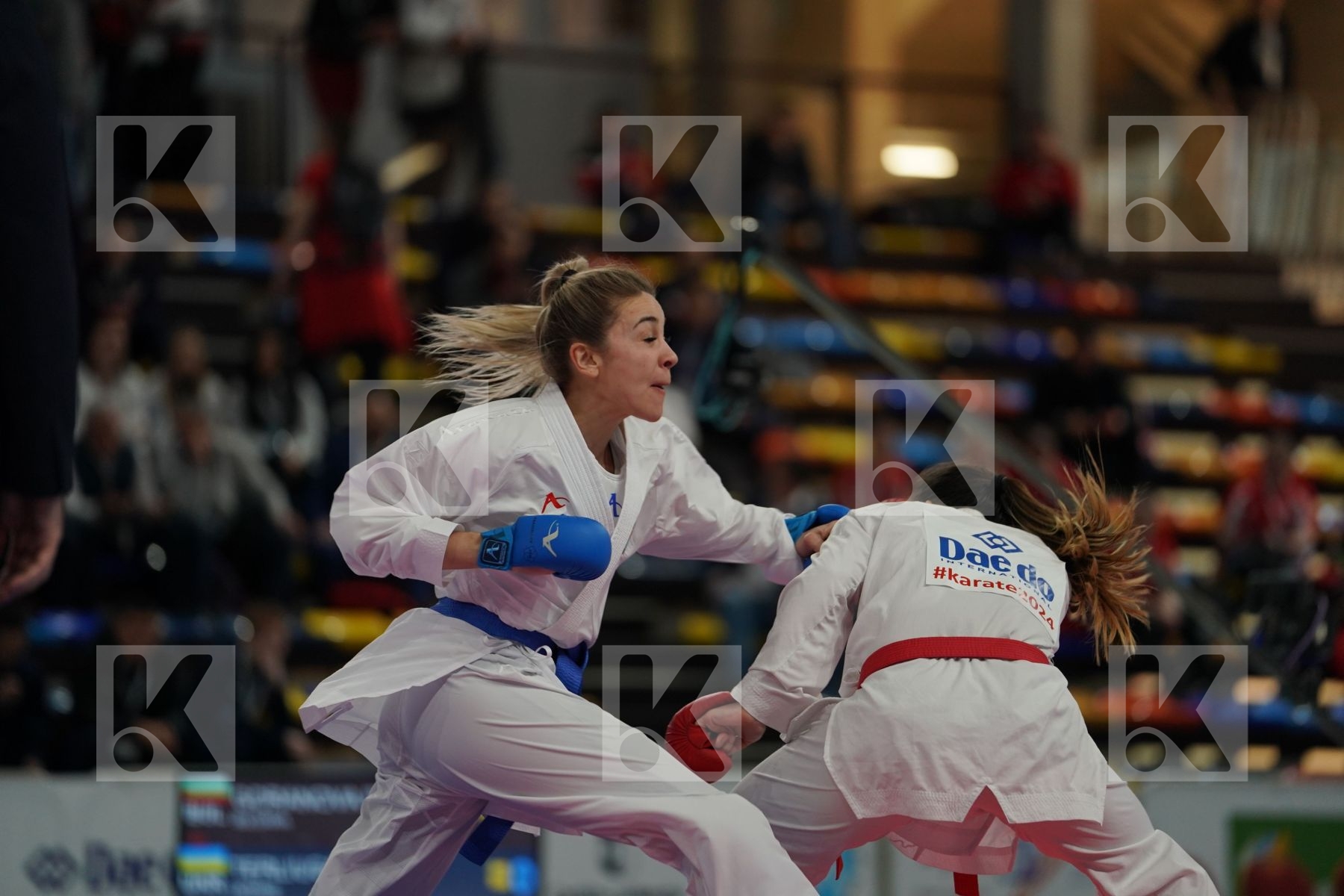 GORANOVA IVET (BULGARIA) vs TERLIUGA ANZHELIKA (UKRAINE) in Senior Kumite -55 Kg - Bronze bout