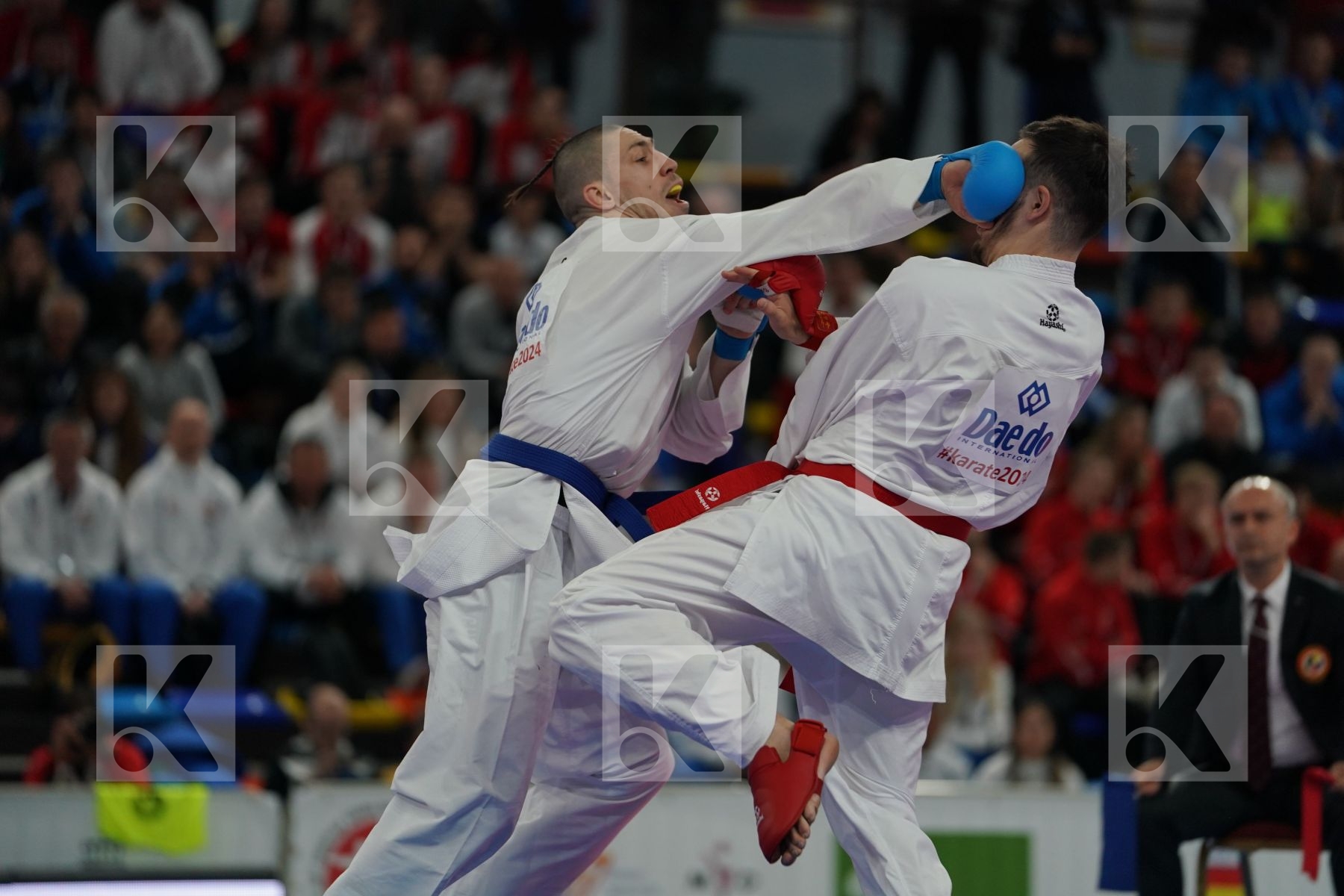 SULJIC JUSUF (BOSNIA AND HERZEGOVIA) vs HORUNA STANISLAV (UKRAINE) in Senior Kumite -75 Kg - Bronze bout