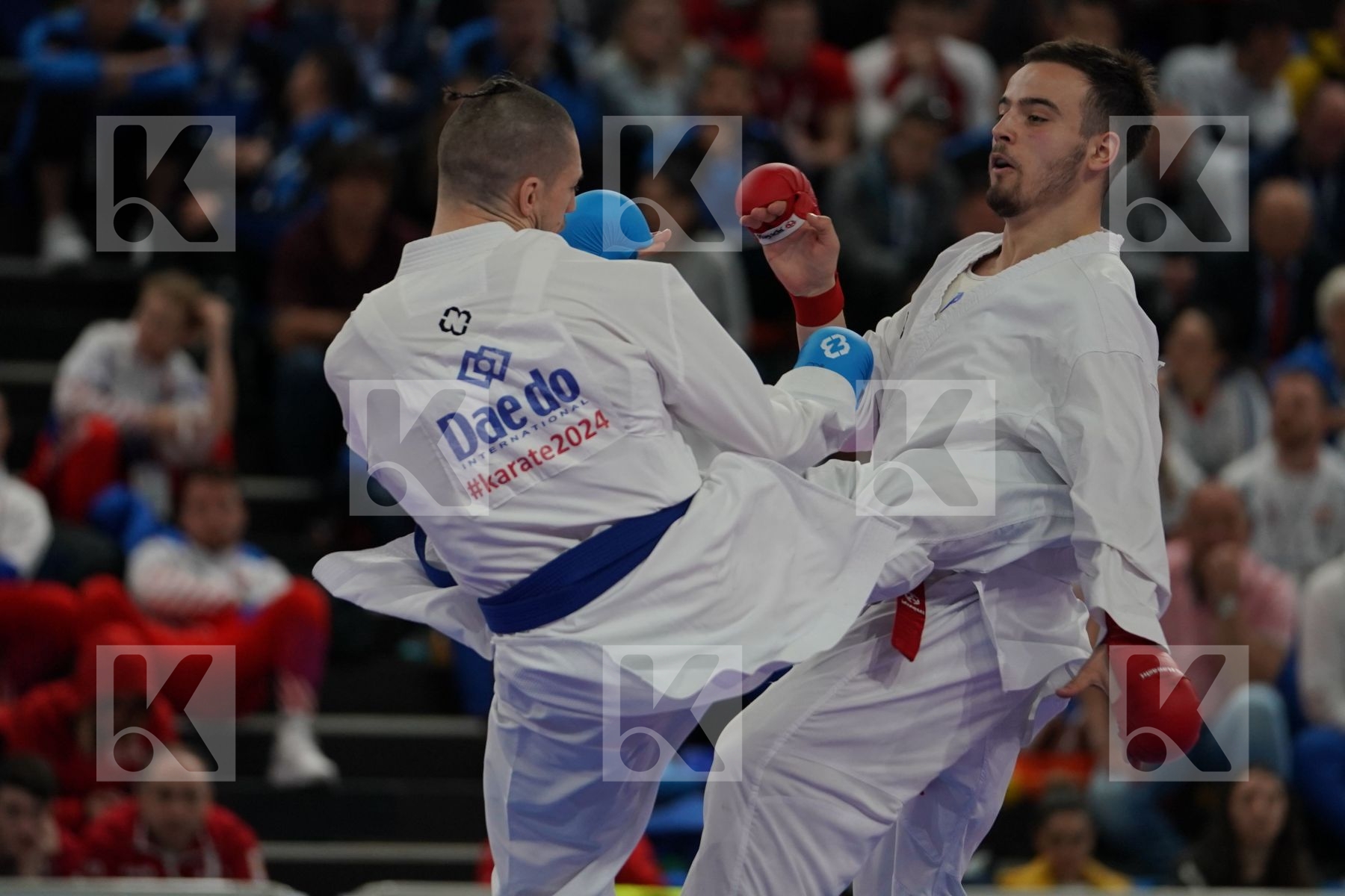 SULJIC JUSUF (BOSNIA AND HERZEGOVIA) vs HORUNA STANISLAV (UKRAINE) in Senior Kumite -75 Kg - Bronze bout