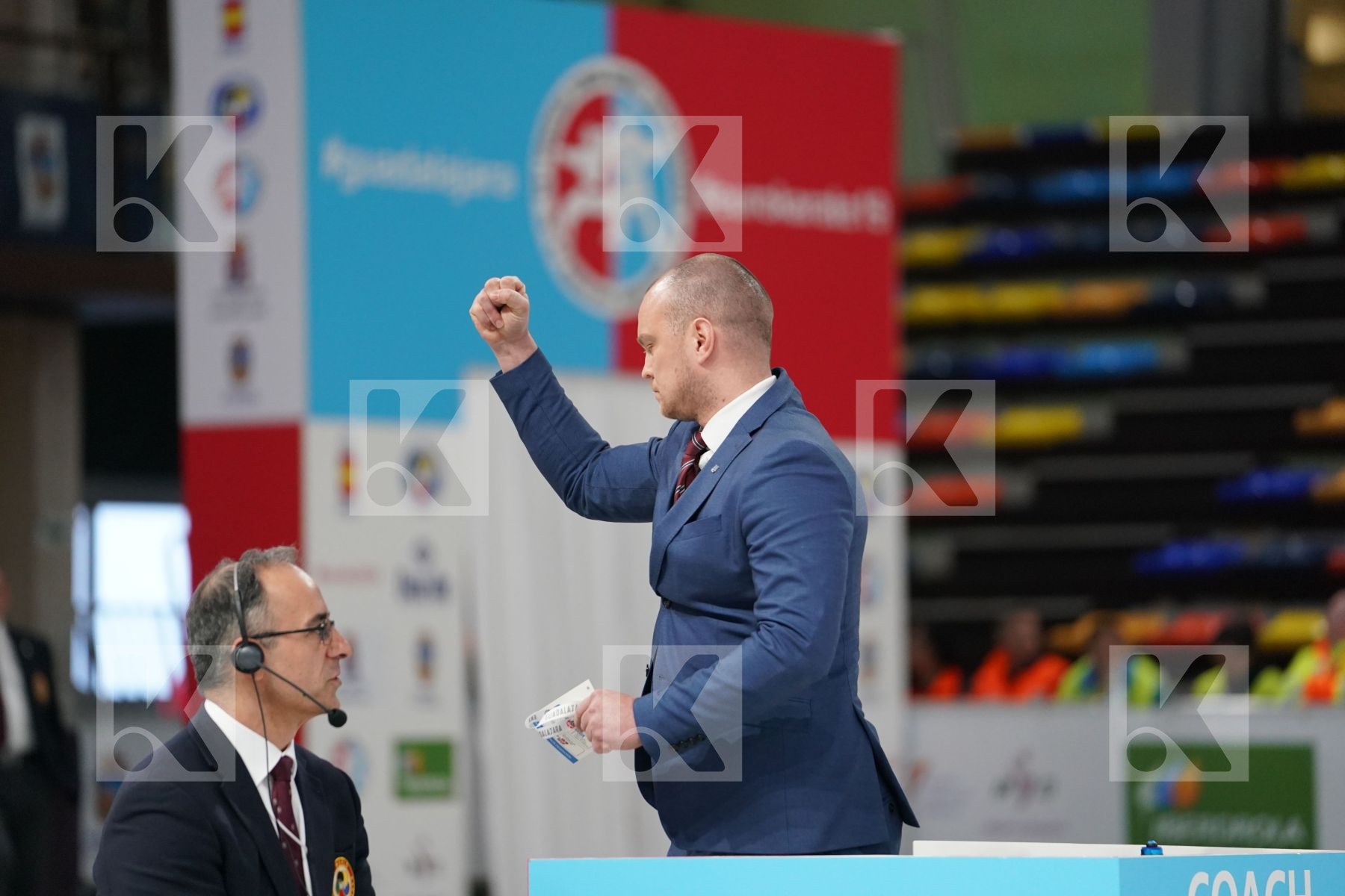 SULJIC JUSUF (BOSNIA AND HERZEGOVIA) vs HORUNA STANISLAV (UKRAINE) in Senior Kumite -75 Kg - Bronze bout
