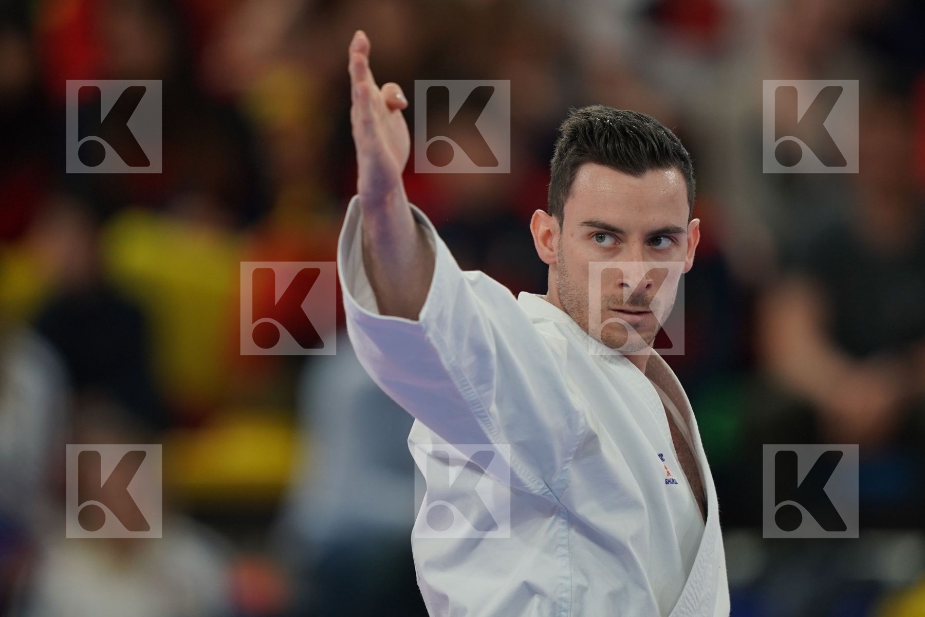 MONTARELLO ENZO (FRANCE) in Senior Male Kata - Bronze bout