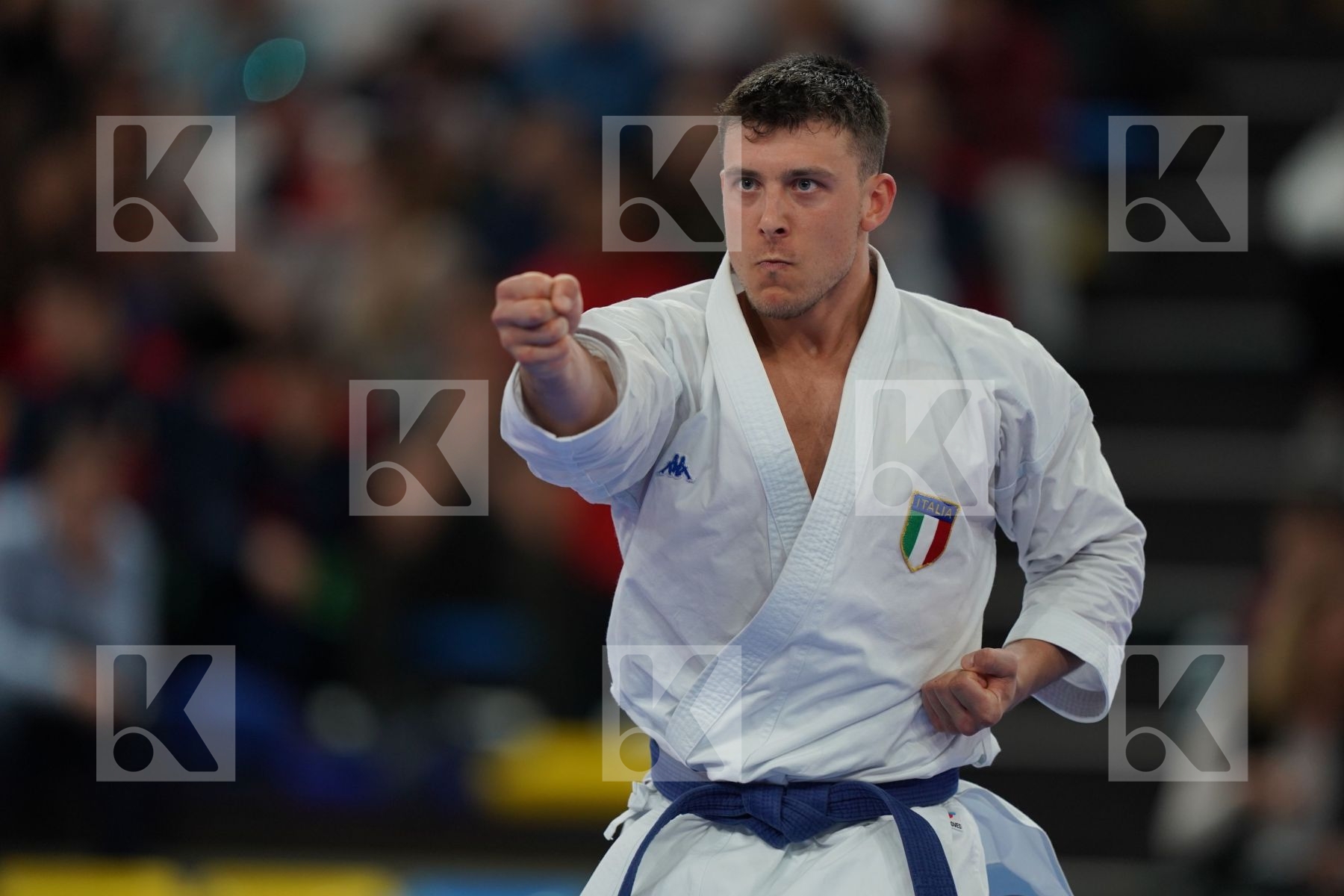 BUSATO MATTIA (ITALY) in Senior Male Kata - Bronze bout