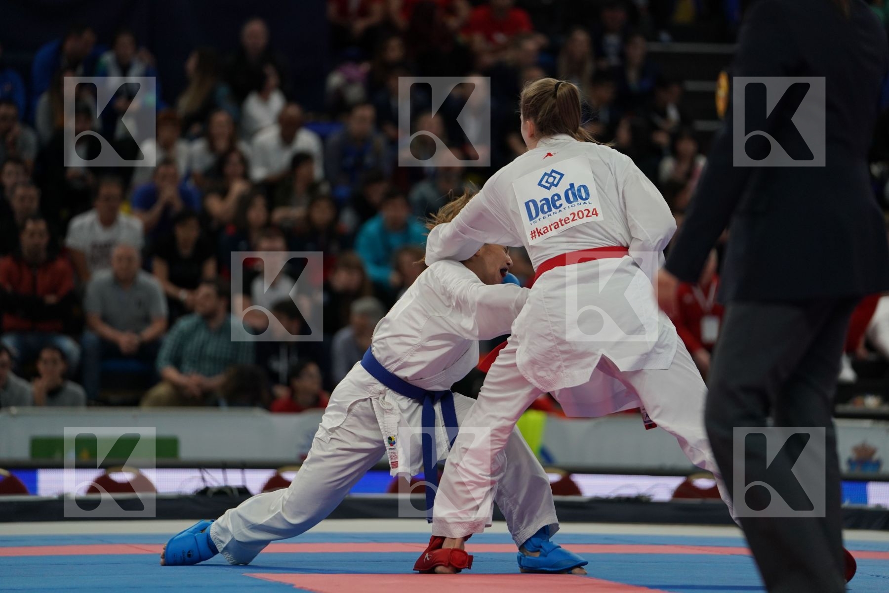 CROATIA vs ITALY in Senior Team Female Kumite - Bronze bout