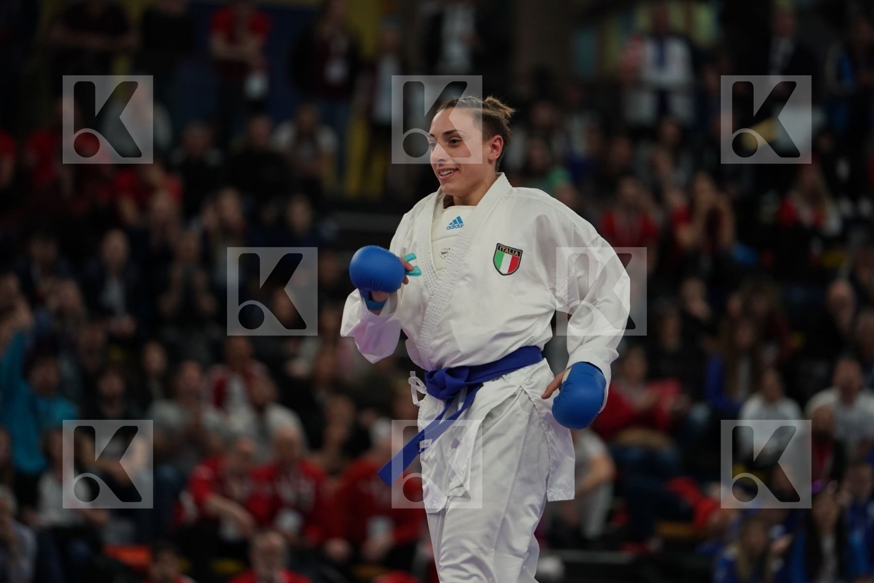 CROATIA vs ITALY in Senior Team Female Kumite - Bronze bout