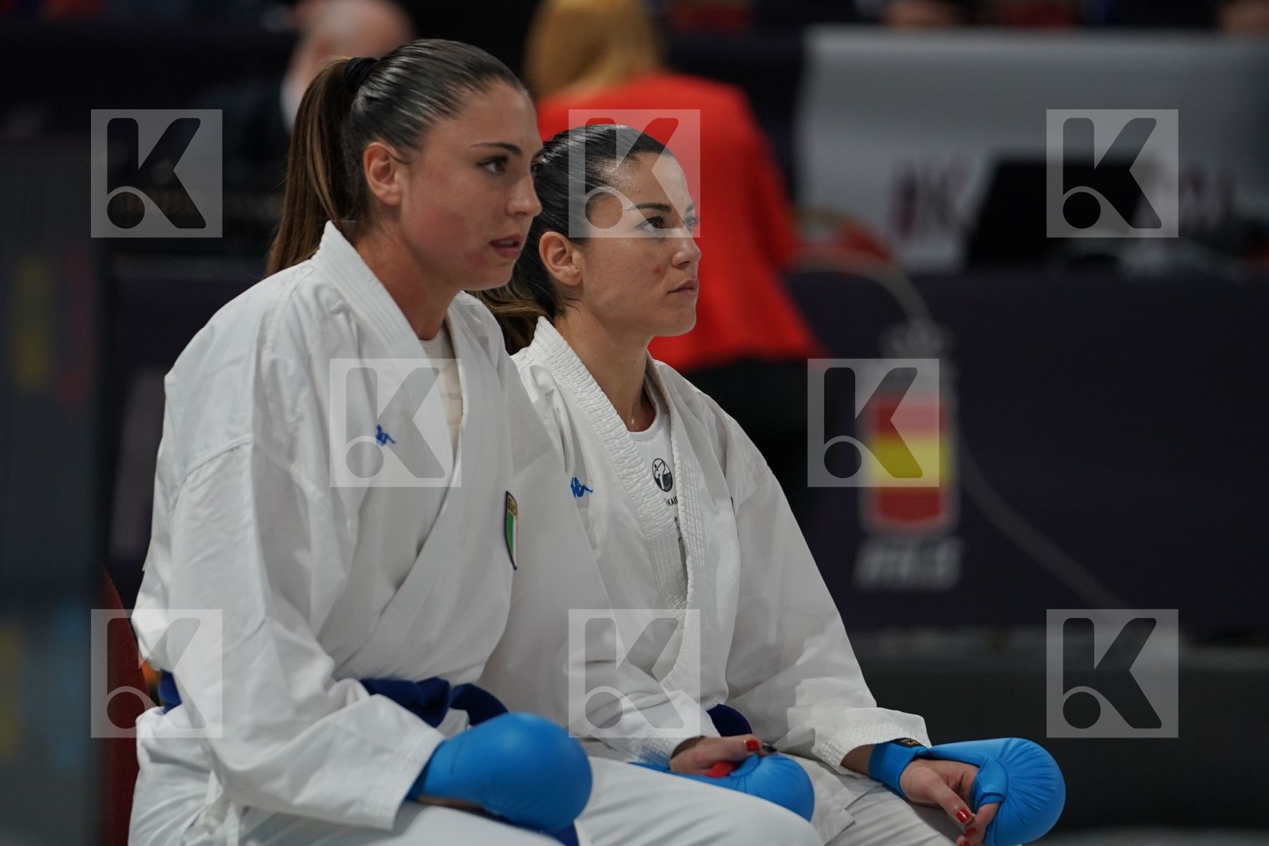 CROATIA vs ITALY in Senior Team Female Kumite - Bronze bout