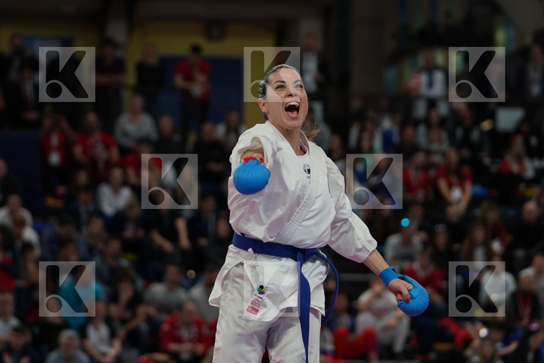 CROATIA vs ITALY in Senior Team Female Kumite - Bronze bout