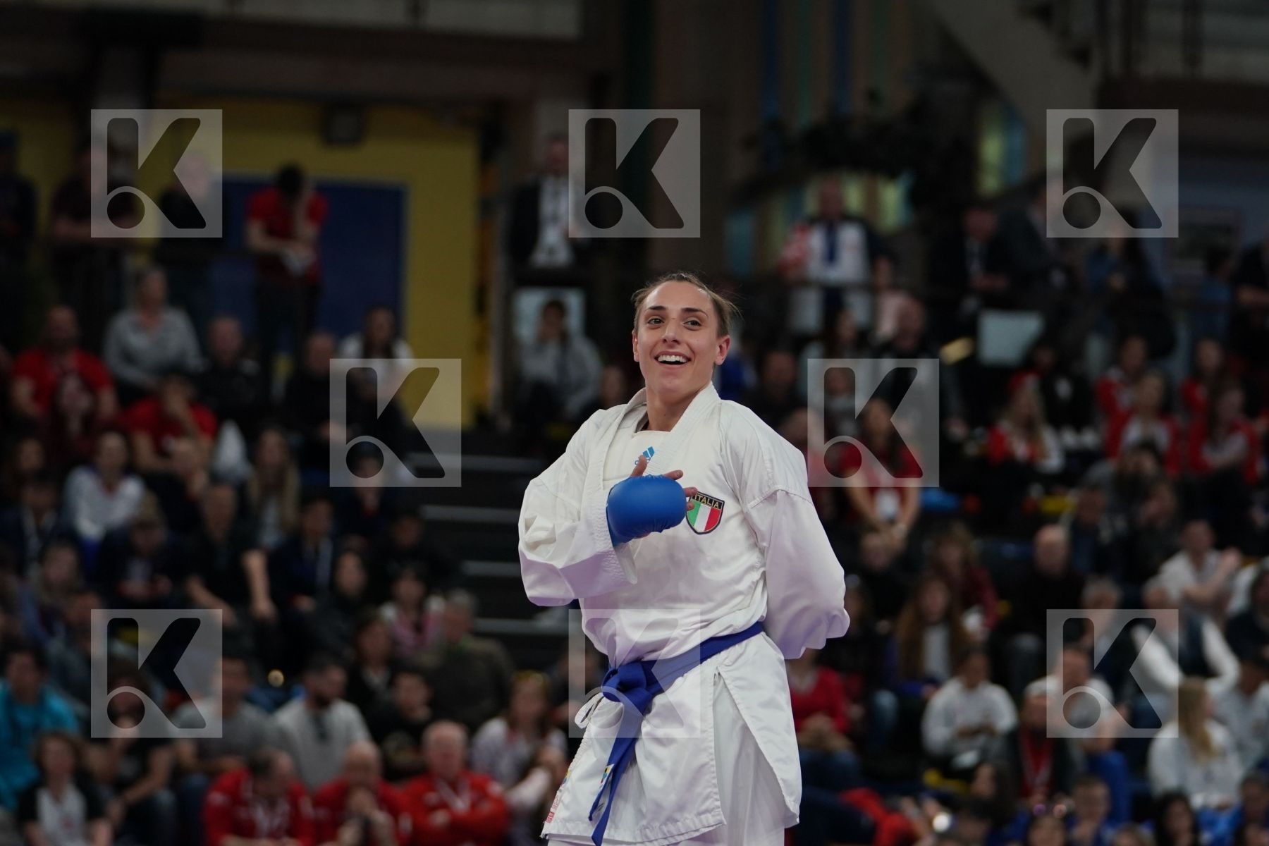 CROATIA vs ITALY in Senior Team Female Kumite - Bronze bout